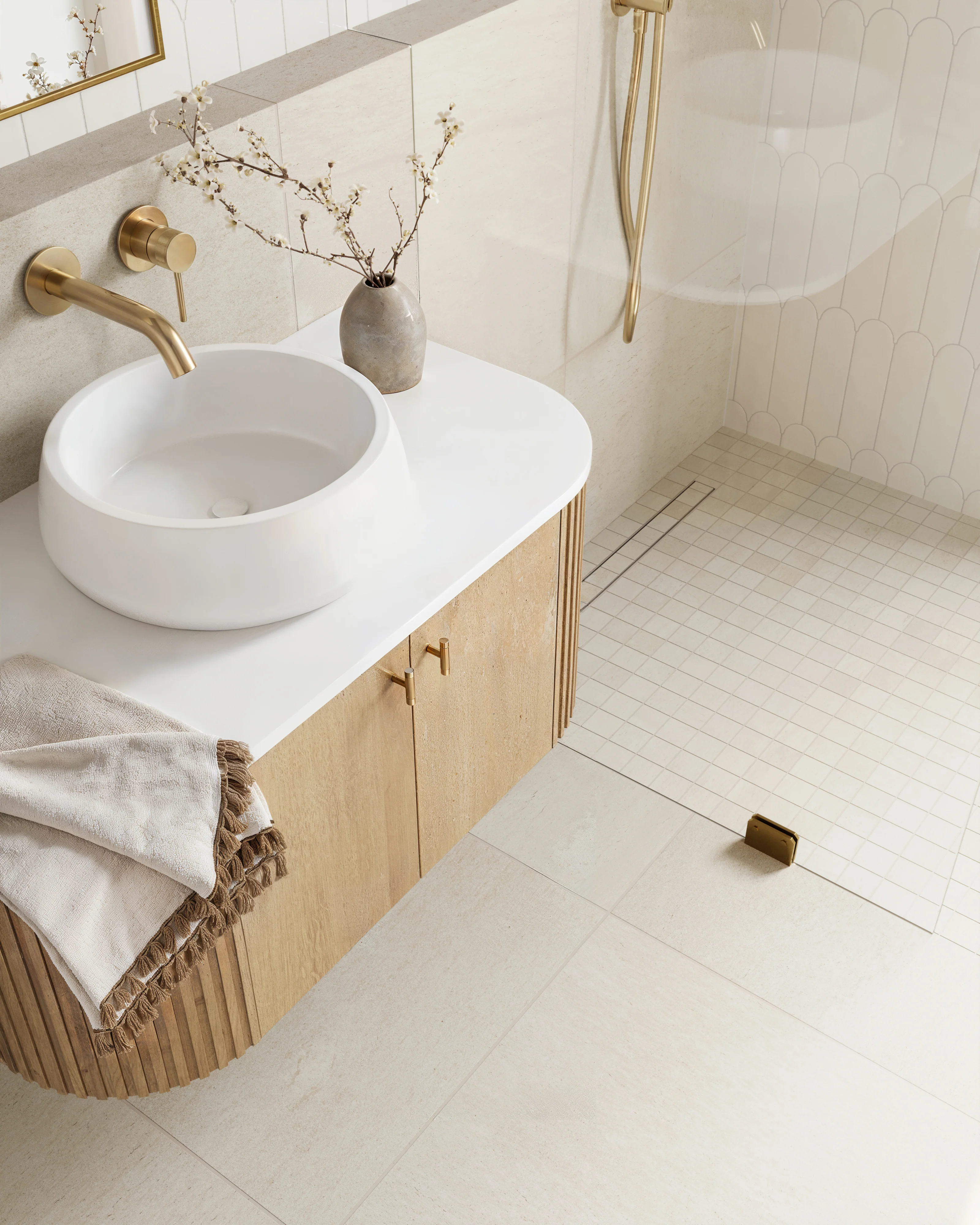 Brody 2 x 2 Matte Porcelain Mosaic Tile in White - Image 6