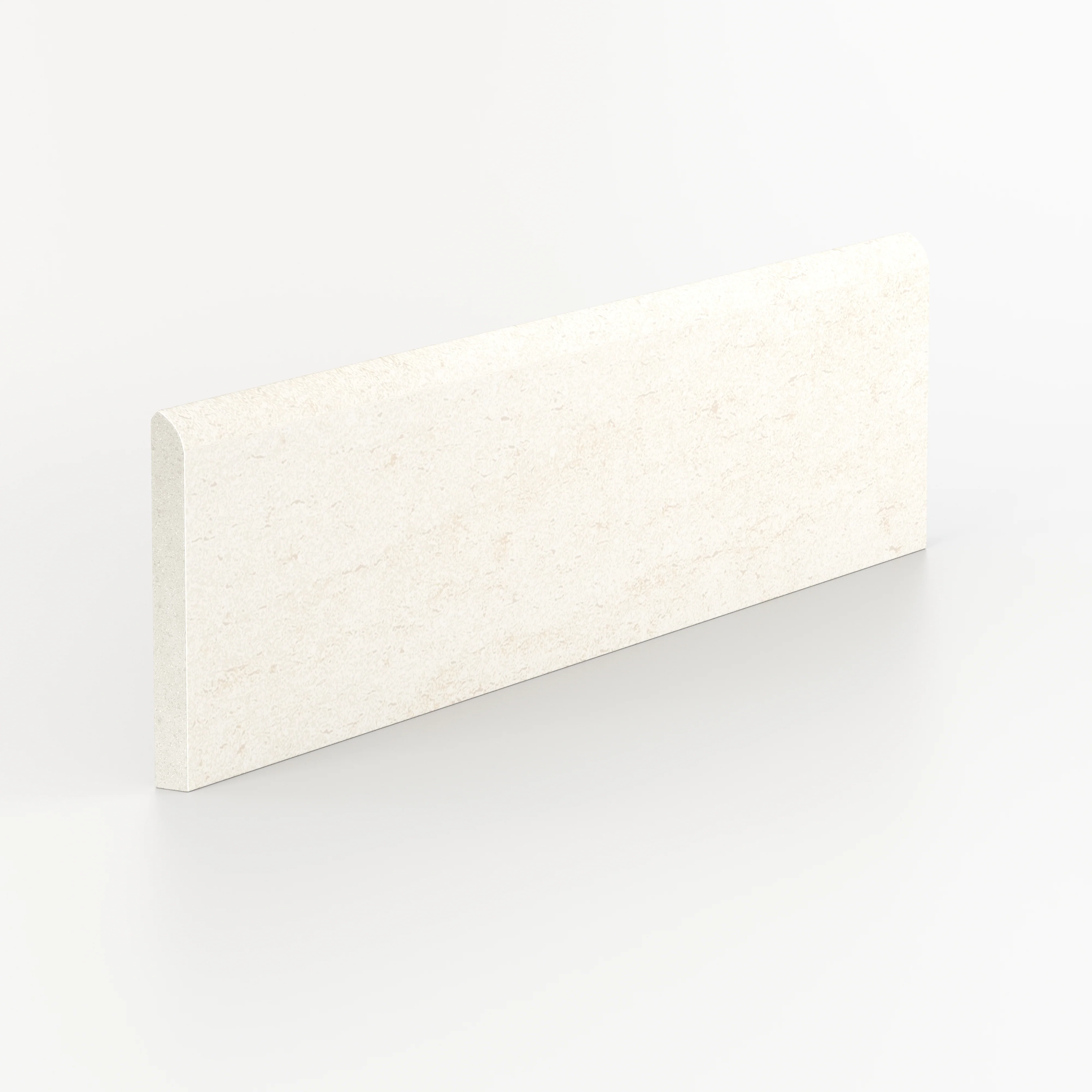 Brody 3 x 12 Matte Porcelain Bullnose Tile in White - Image 2