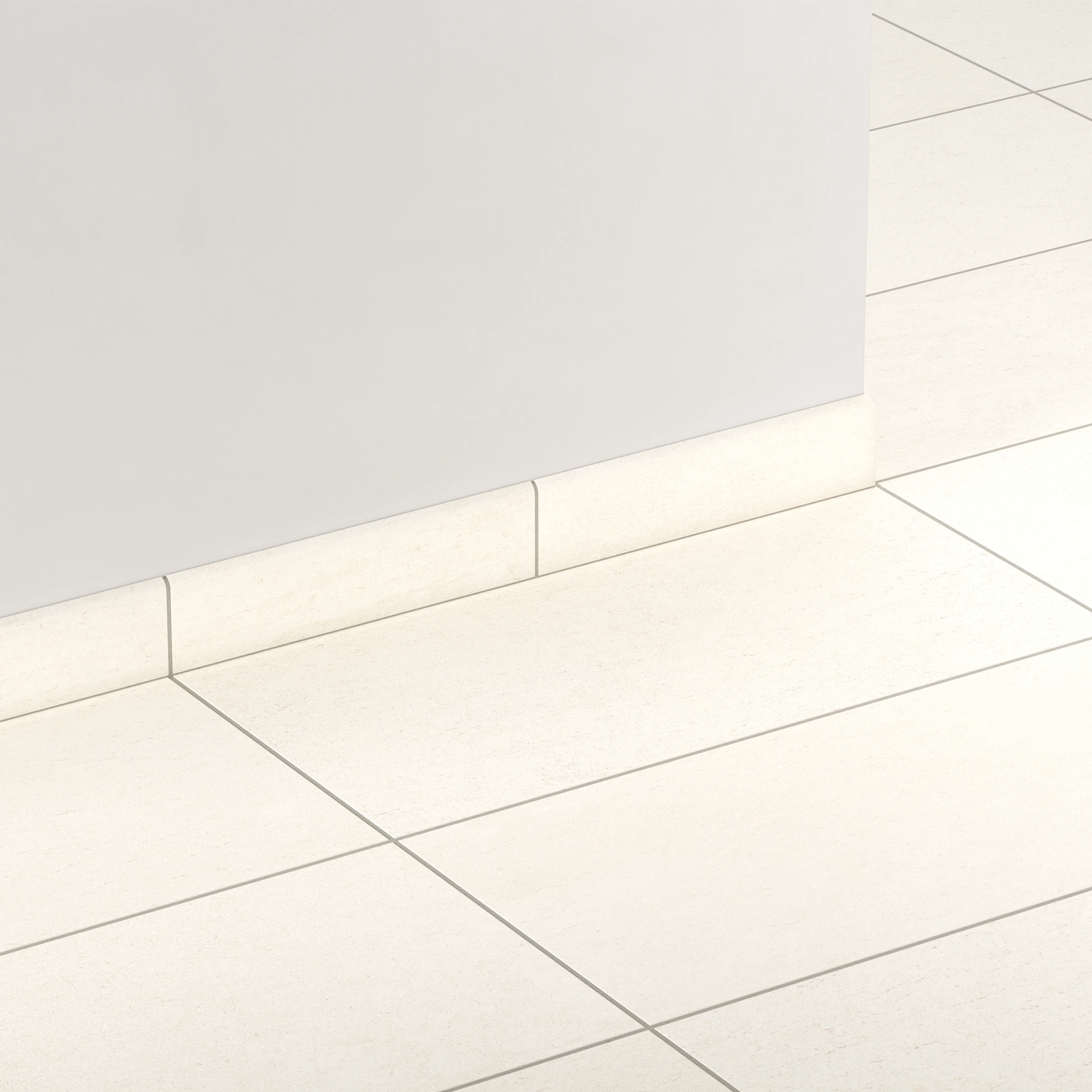 Brody 3 x 12 Matte Porcelain Bullnose Tile in White - Image 3