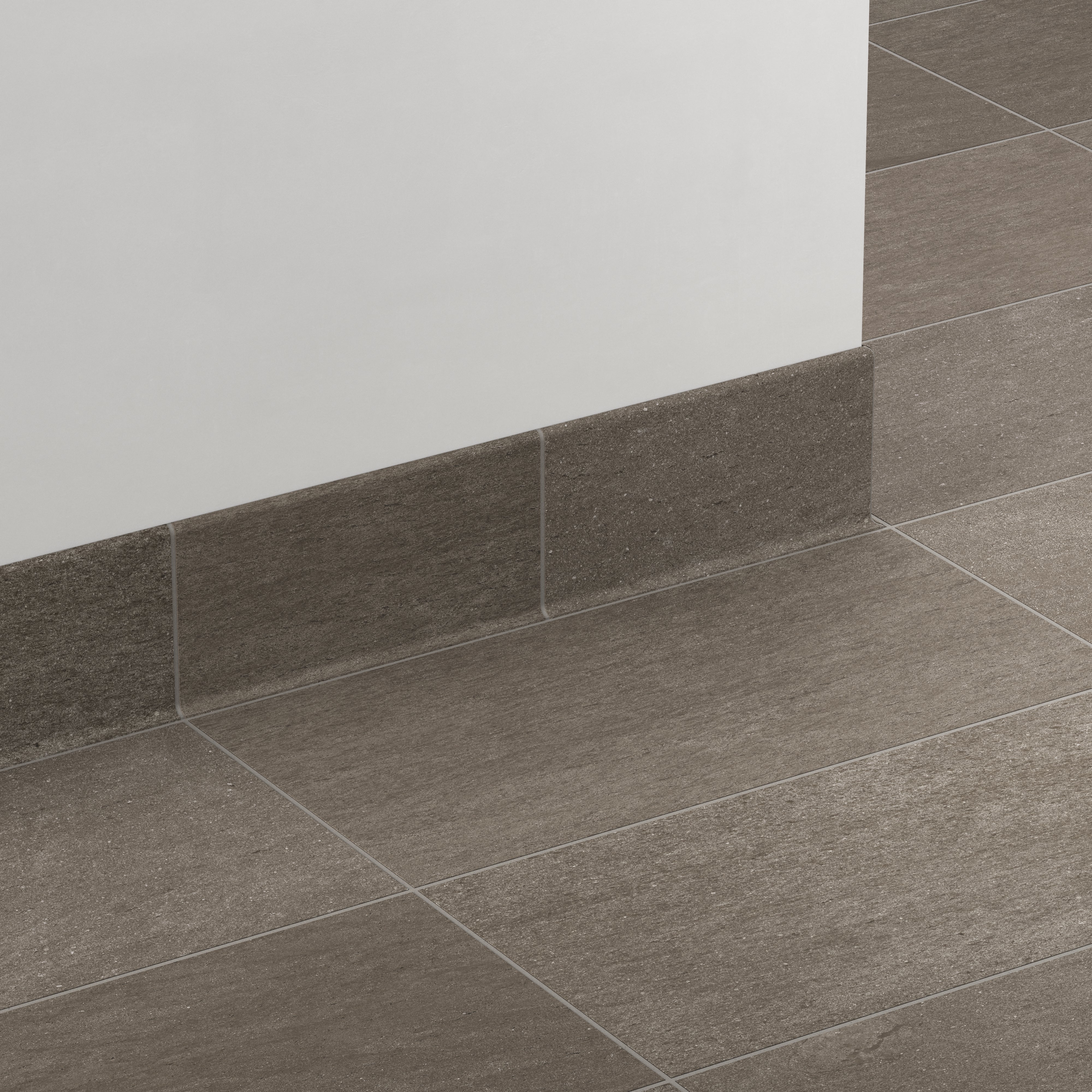 Brody 6 x 12 Matte Porcelain Cove Base Tile in Nut - Image 3