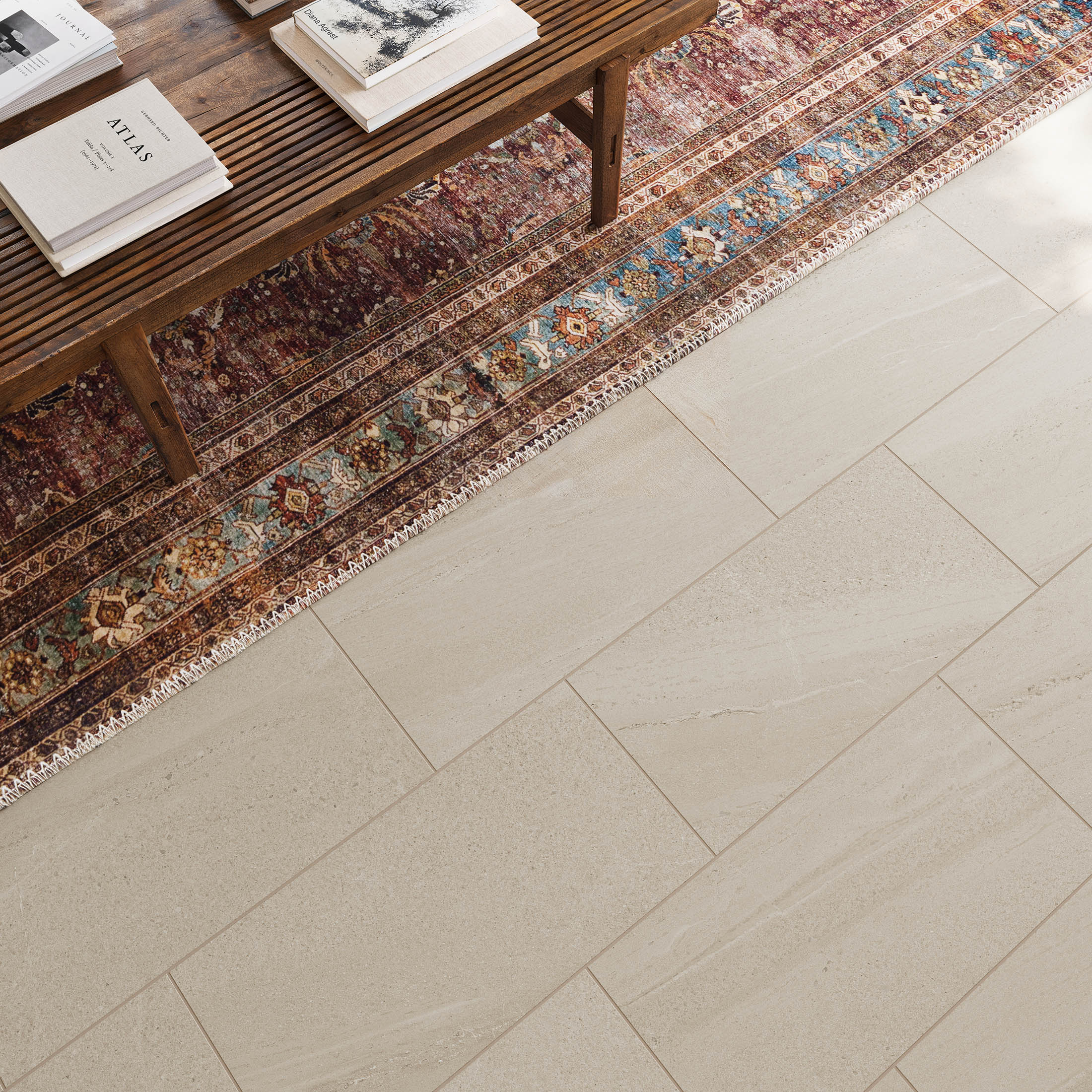 Bryce 12 x 24 Satin Porcelain Tile in Dune - Image 2