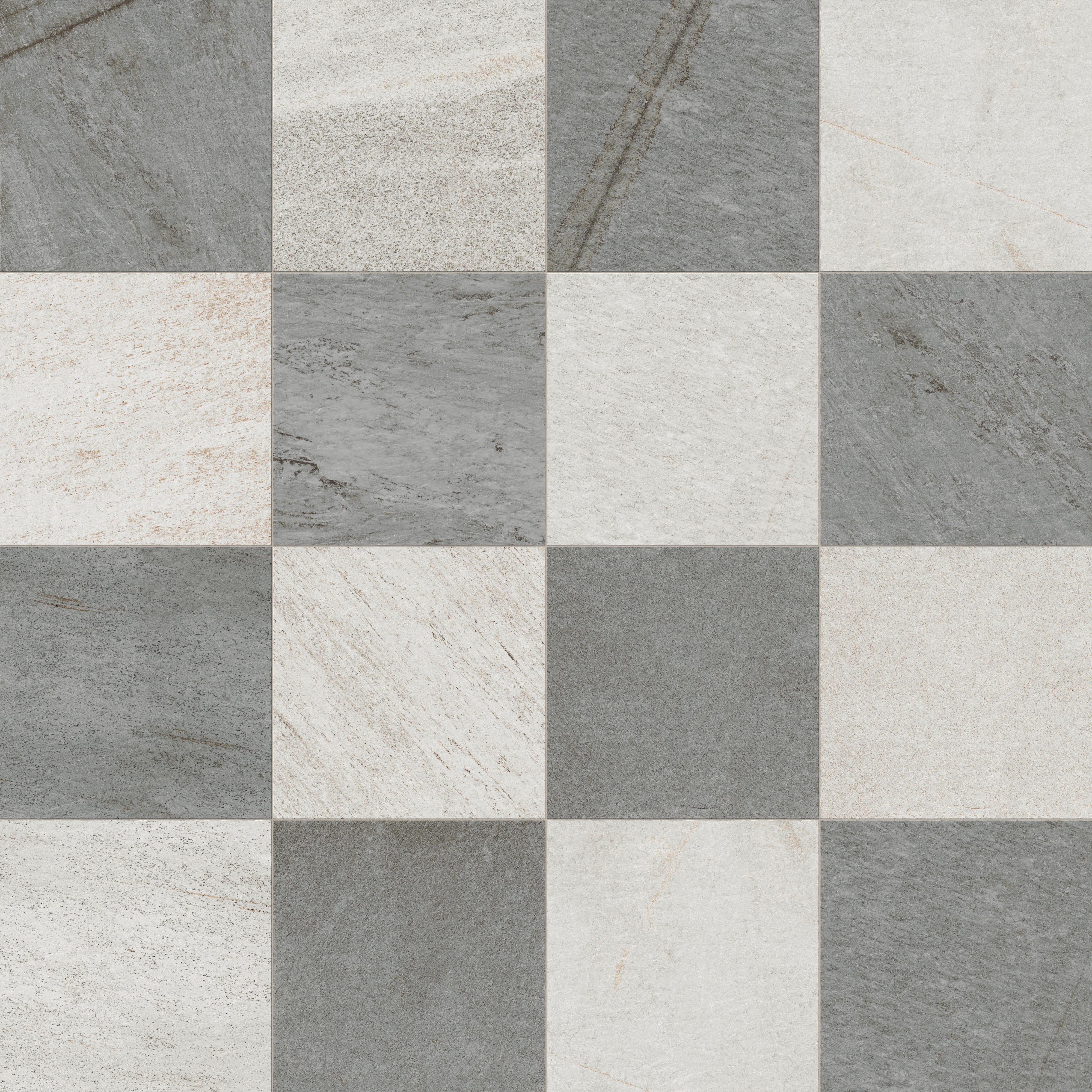 Carter 24 x 24 Checkerboard Grip 2cm Porcelain Paver Tile in Fossil & Stone - Image 8