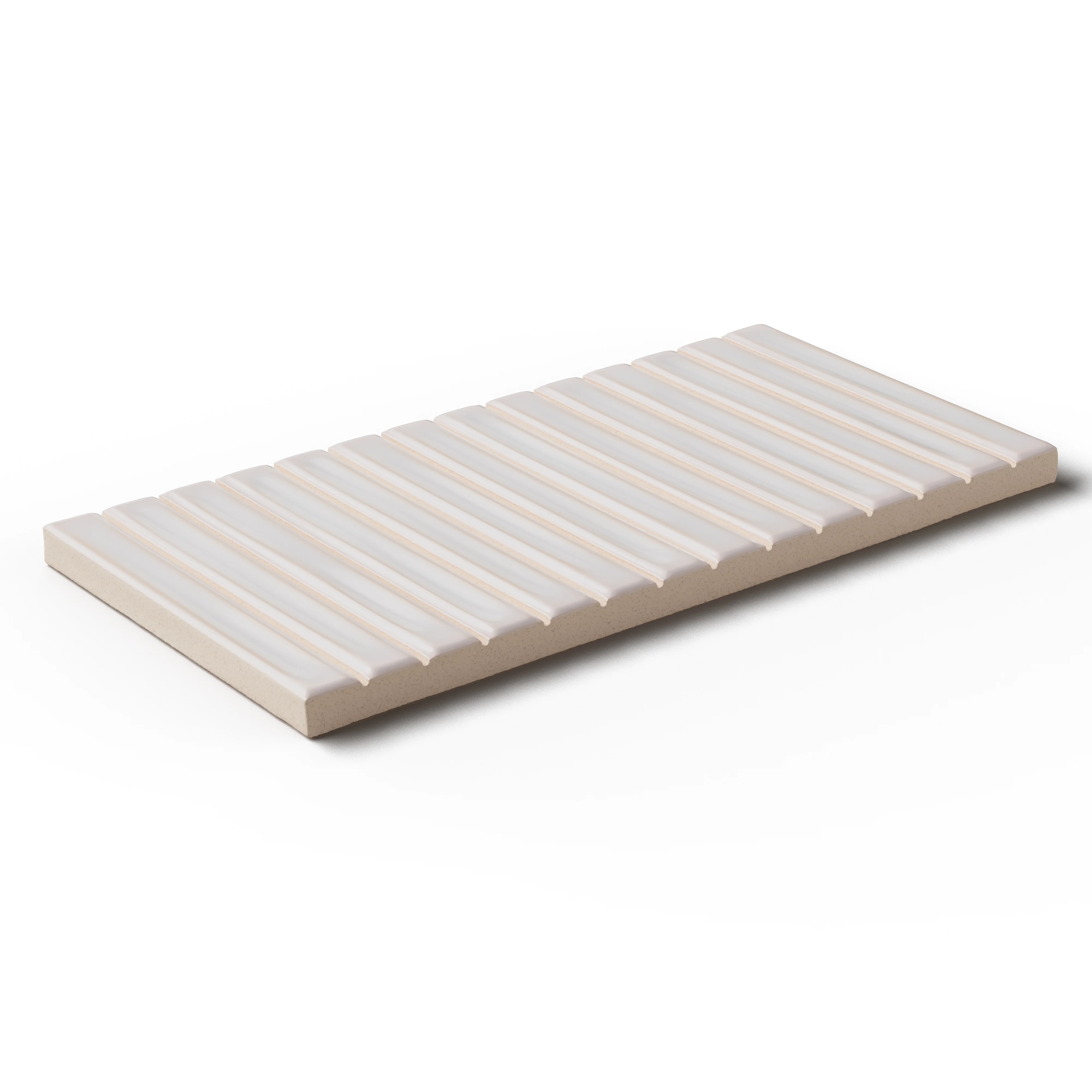 Celia 5 x 10 Glossy Ceramic Tile in Deep White - Image 4