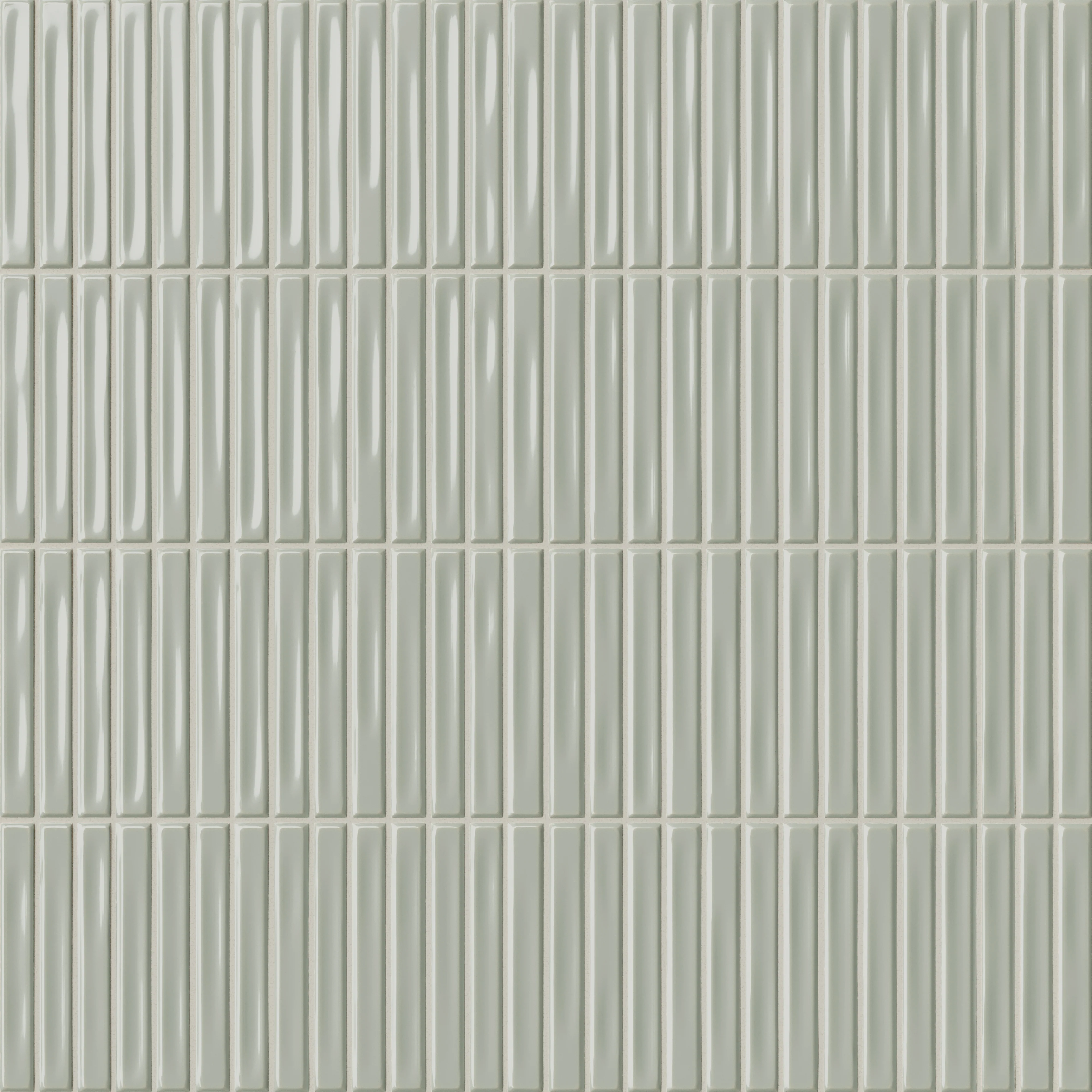 Celia 5 x 10 Glossy Ceramic Tile in Fern