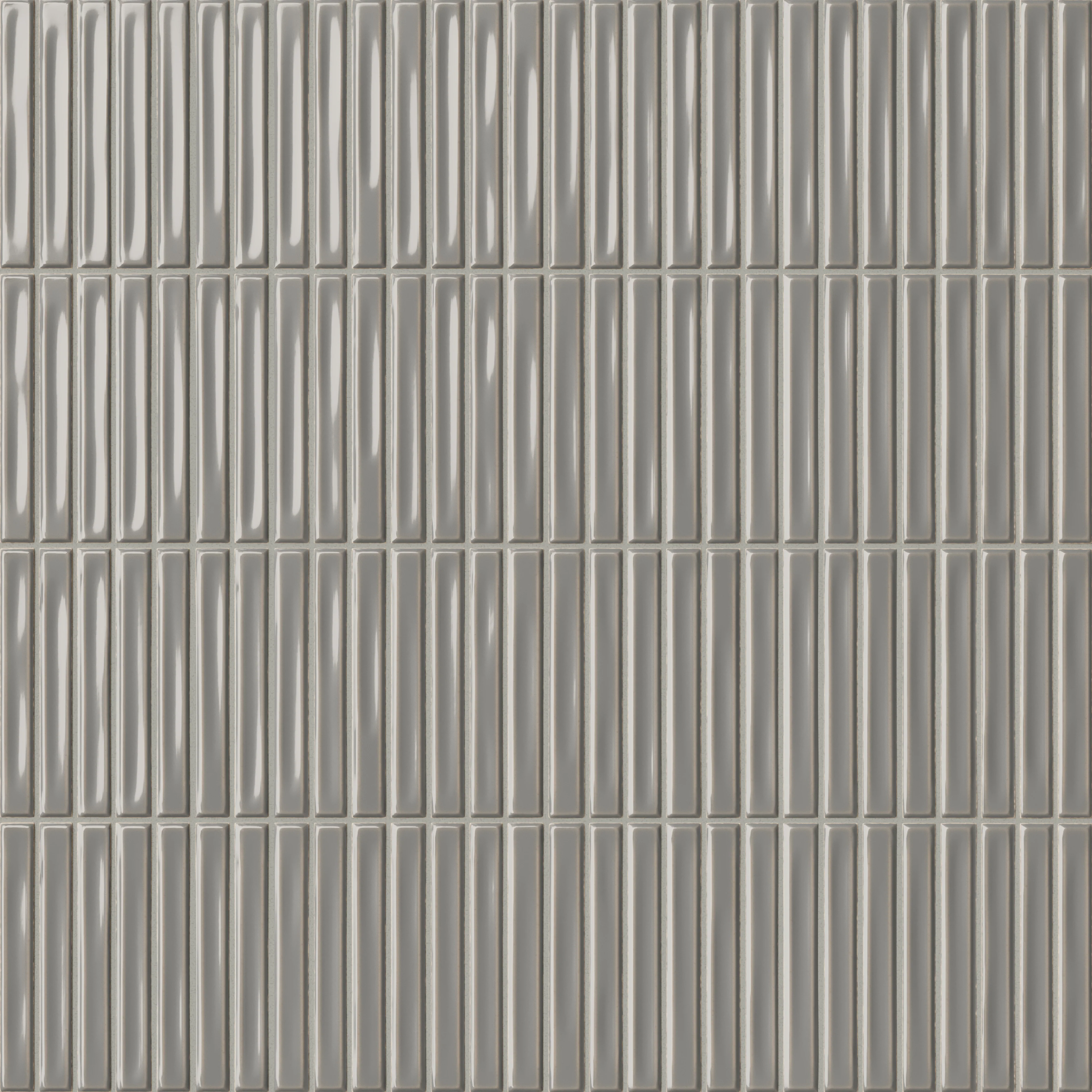 Celia 5 x 10 Glossy Ceramic Tile in Mineral Grey