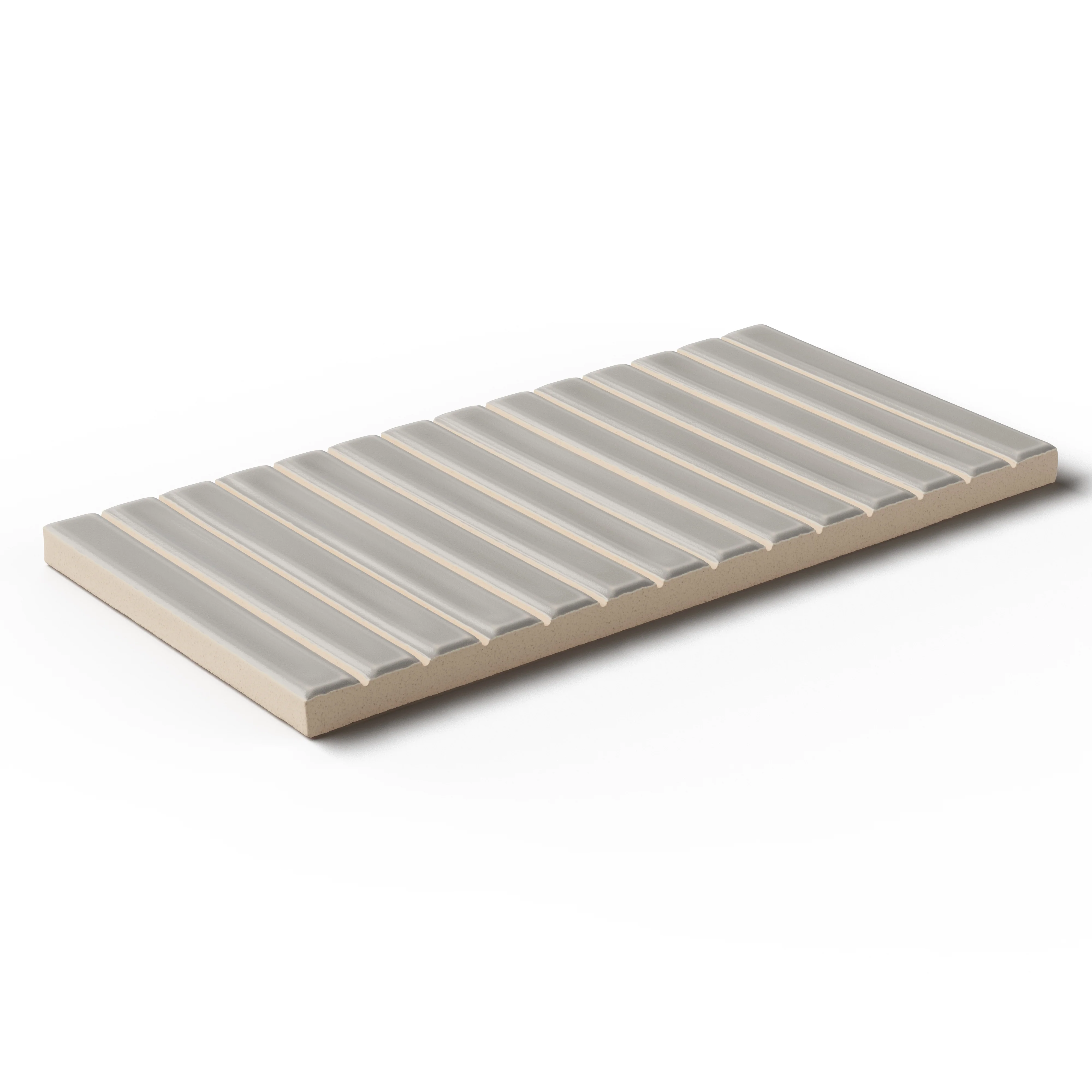 Celia 5 x 10 Matte Ceramic Tile in Grey - Image 3
