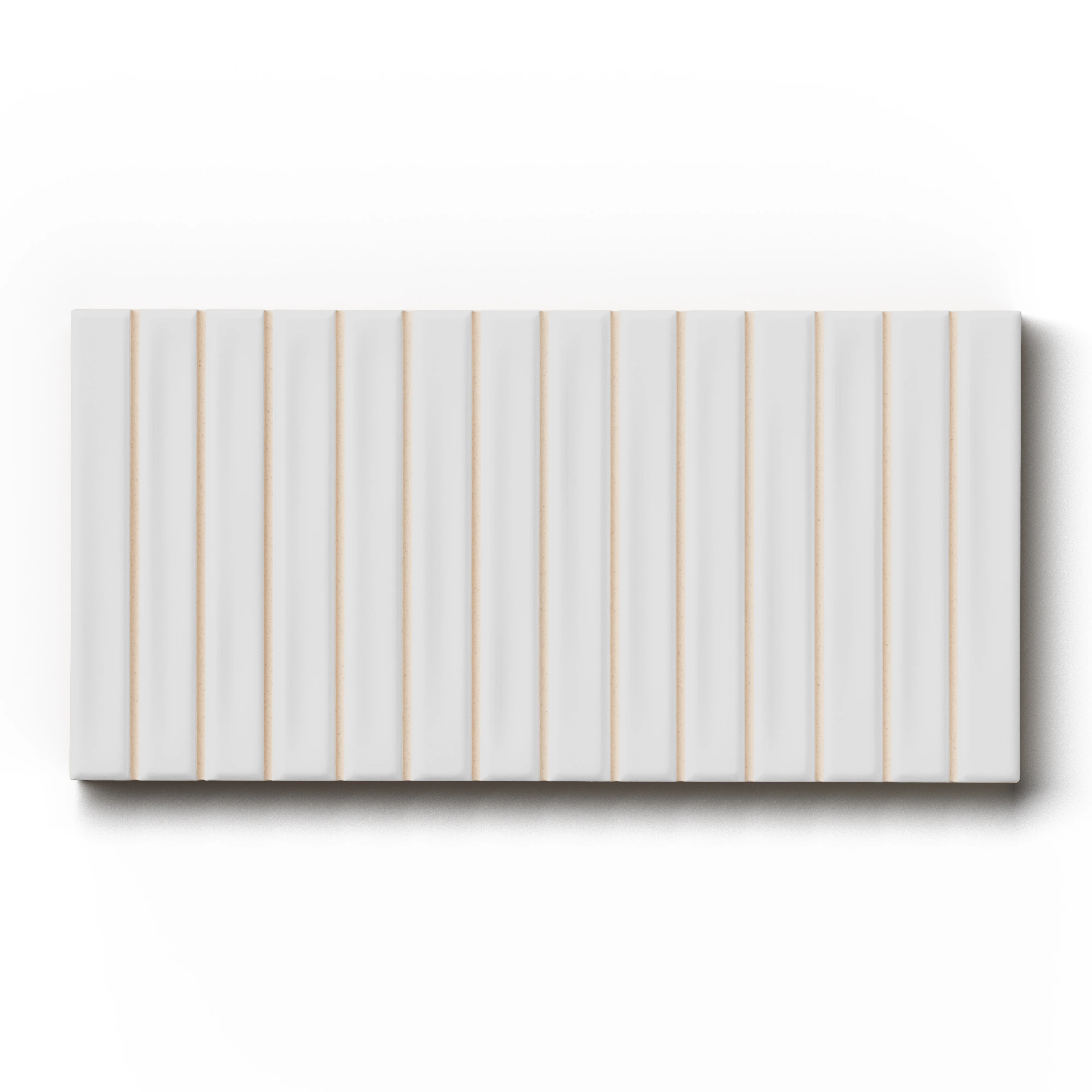 Celia 5 x 10 Matte Ceramic Tile in White - Image 2
