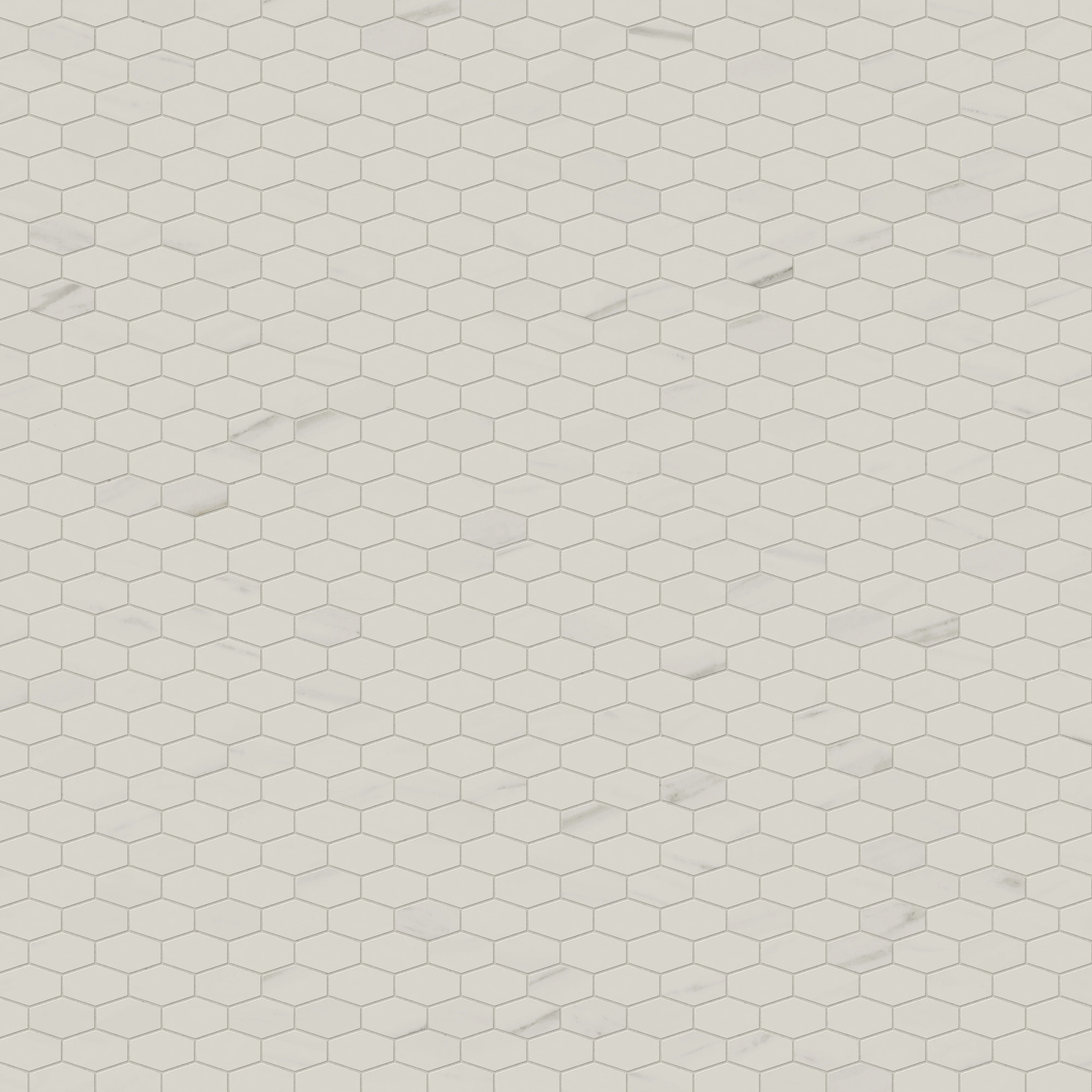 Chantel 12 x 11 Matte Porcelain Hexagon Mosaic Tile in Dolomite - Image 4