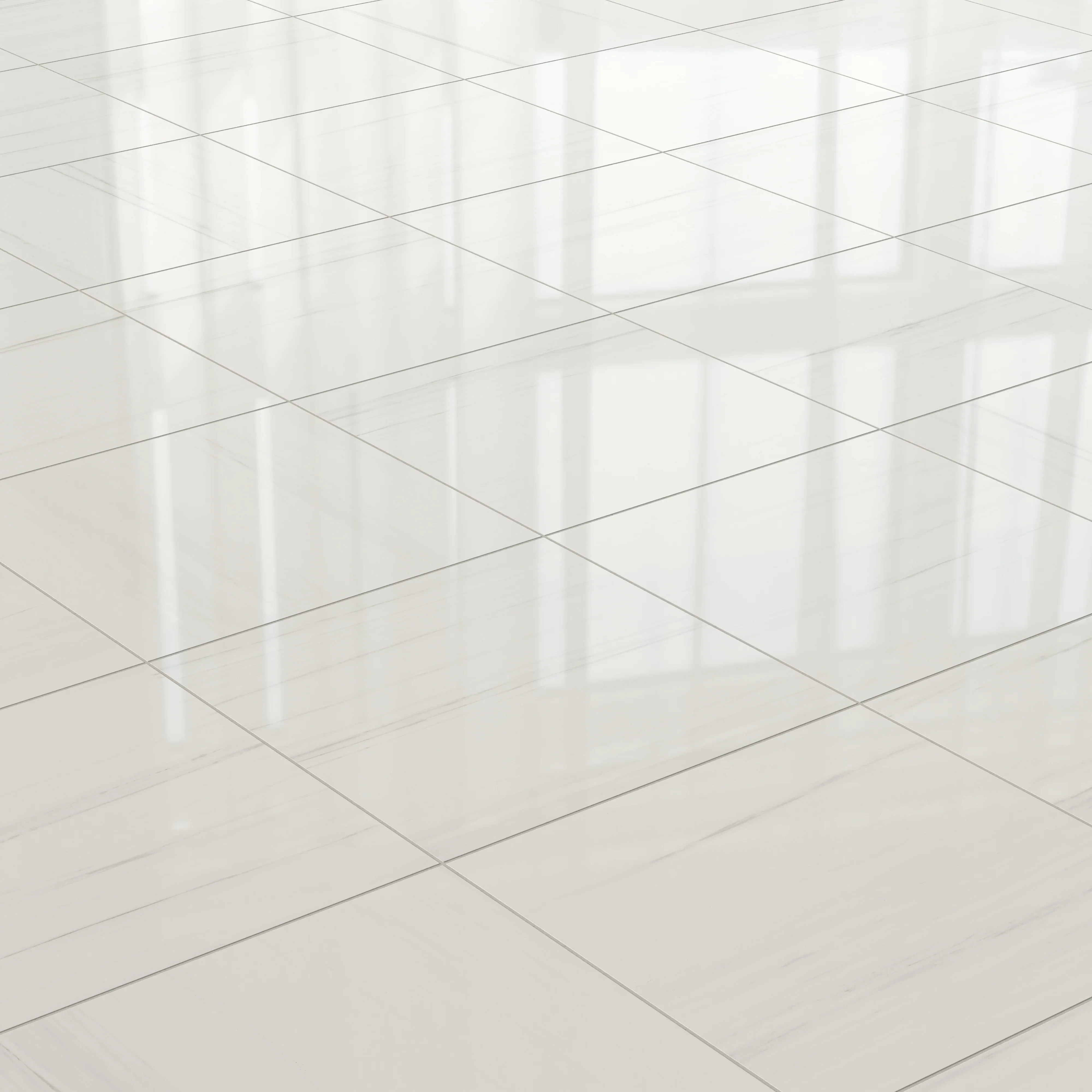 Chantel 24 x 24 Polished Porcelain Tile in Dolomite - Image 4