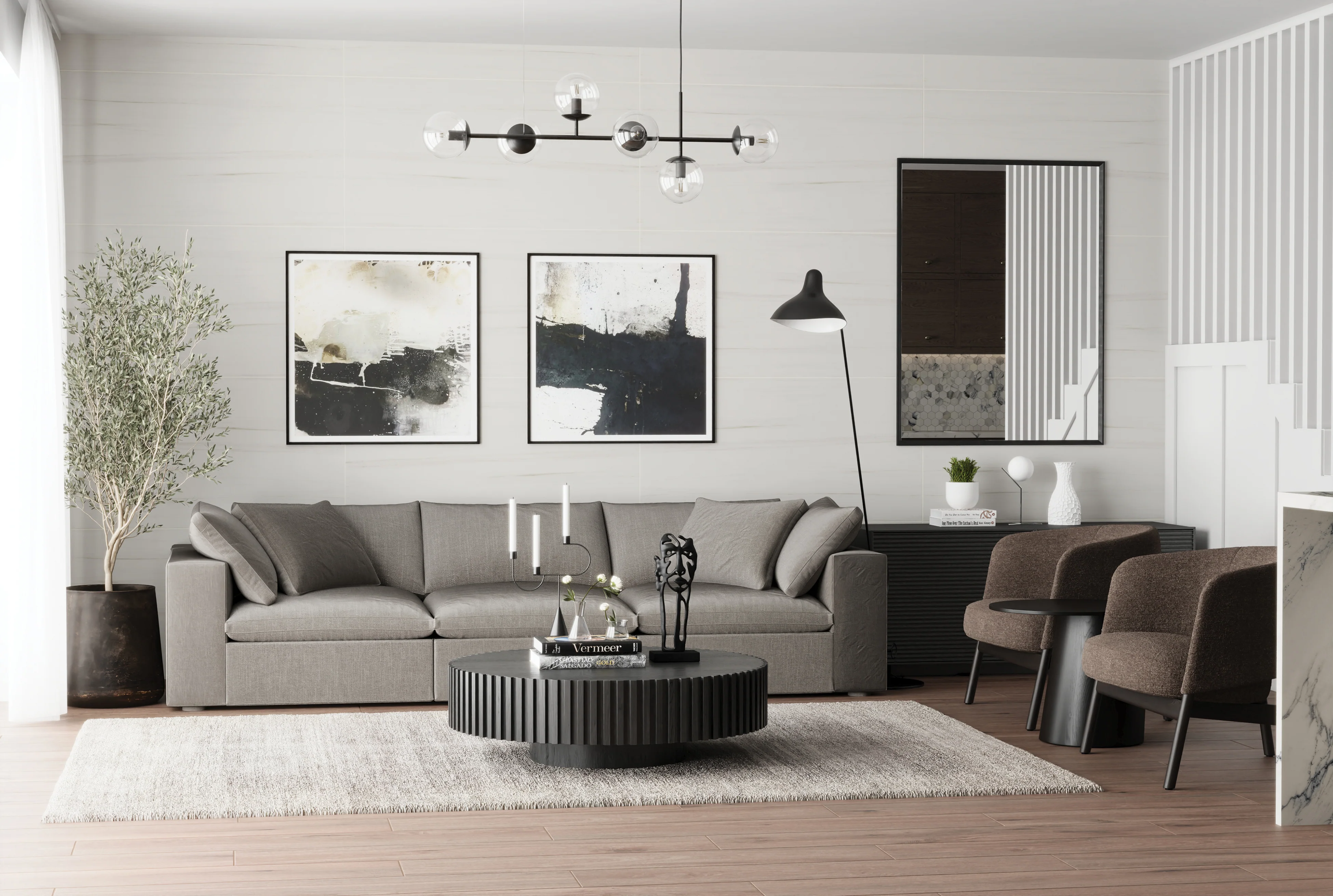 Chantel 24 x 48 Matte Porcelain Tile in Dolomite - Image 2