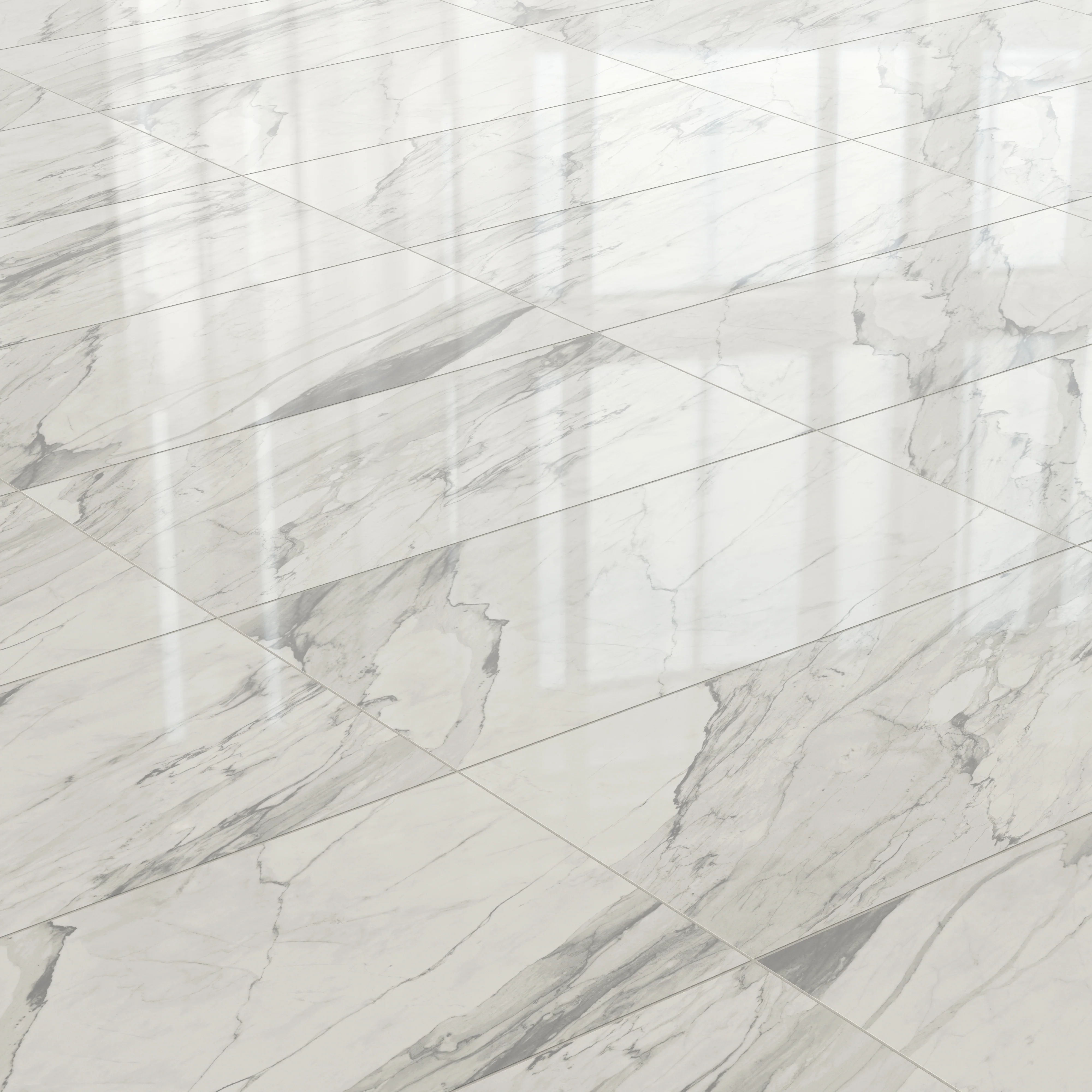 Chantel 24 x 48 Polished Porcelain Tile in Apuano - Image 4