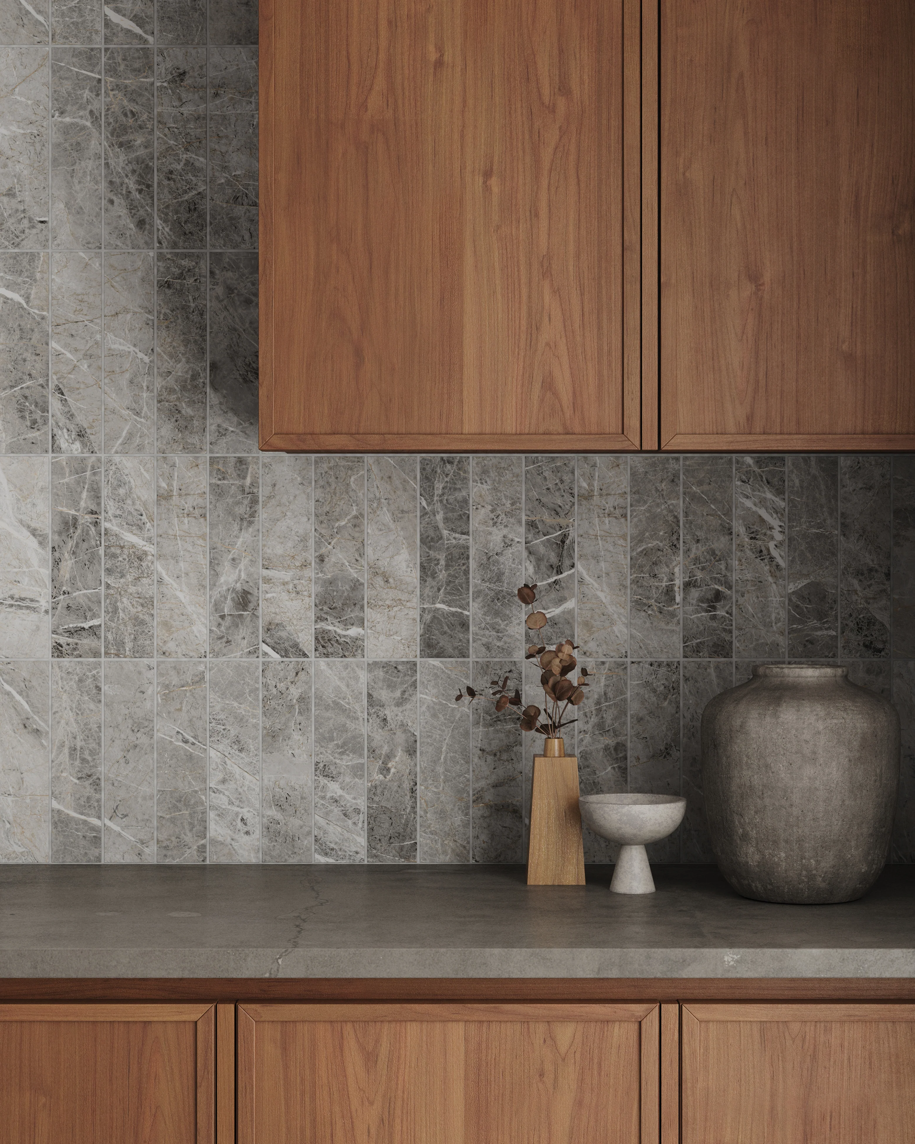 Chantel 3 x 12 Matte Porcelain Tile in Imperial - Image 2