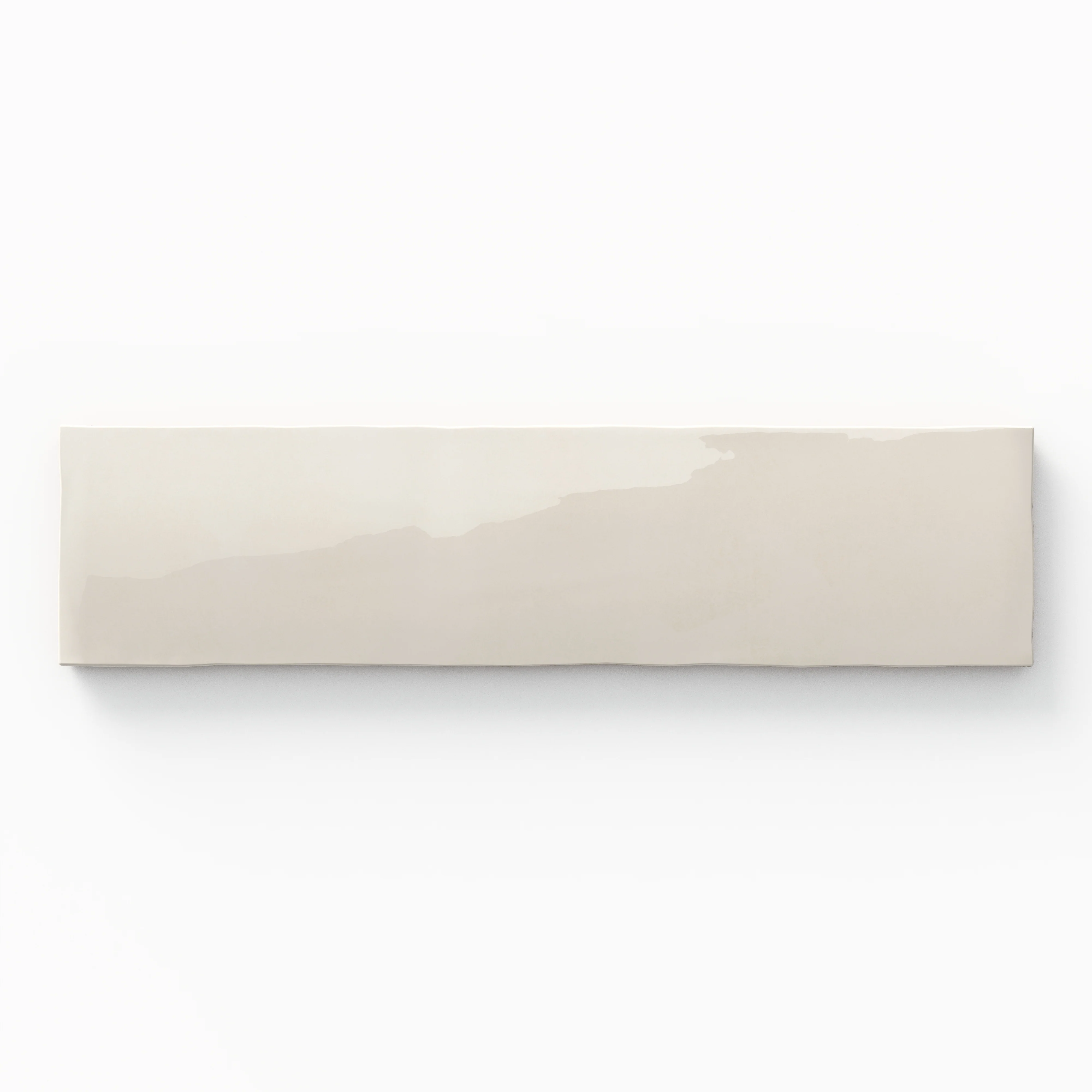 Claire 3 x 12 Glossy Ceramic Tile in Eggshell - Image 3