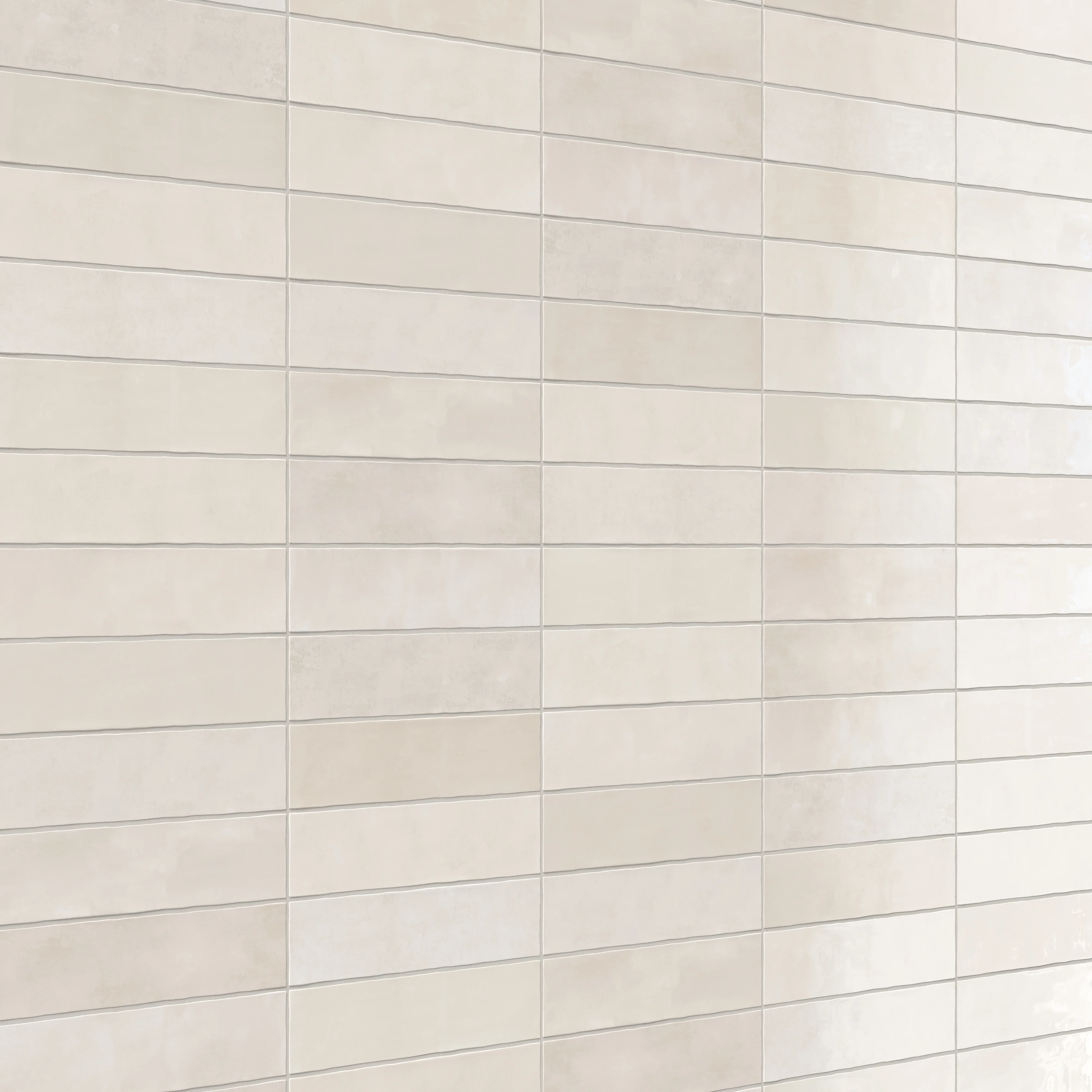 Claire 3 x 12 Glossy Ceramic Tile in Eggshell - Image 5