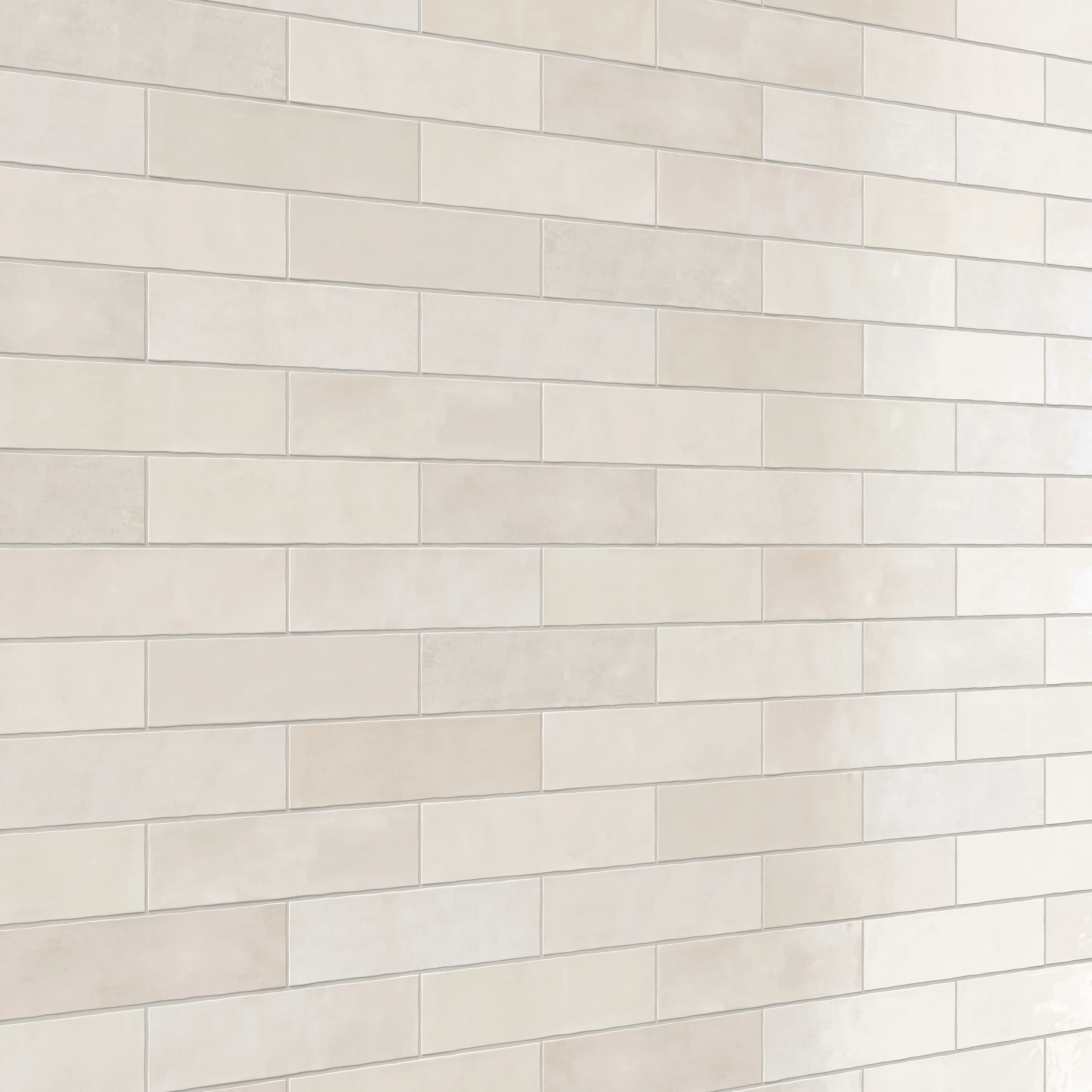 Claire 3 x 12 Glossy Ceramic Tile in Eggshell - Image 8