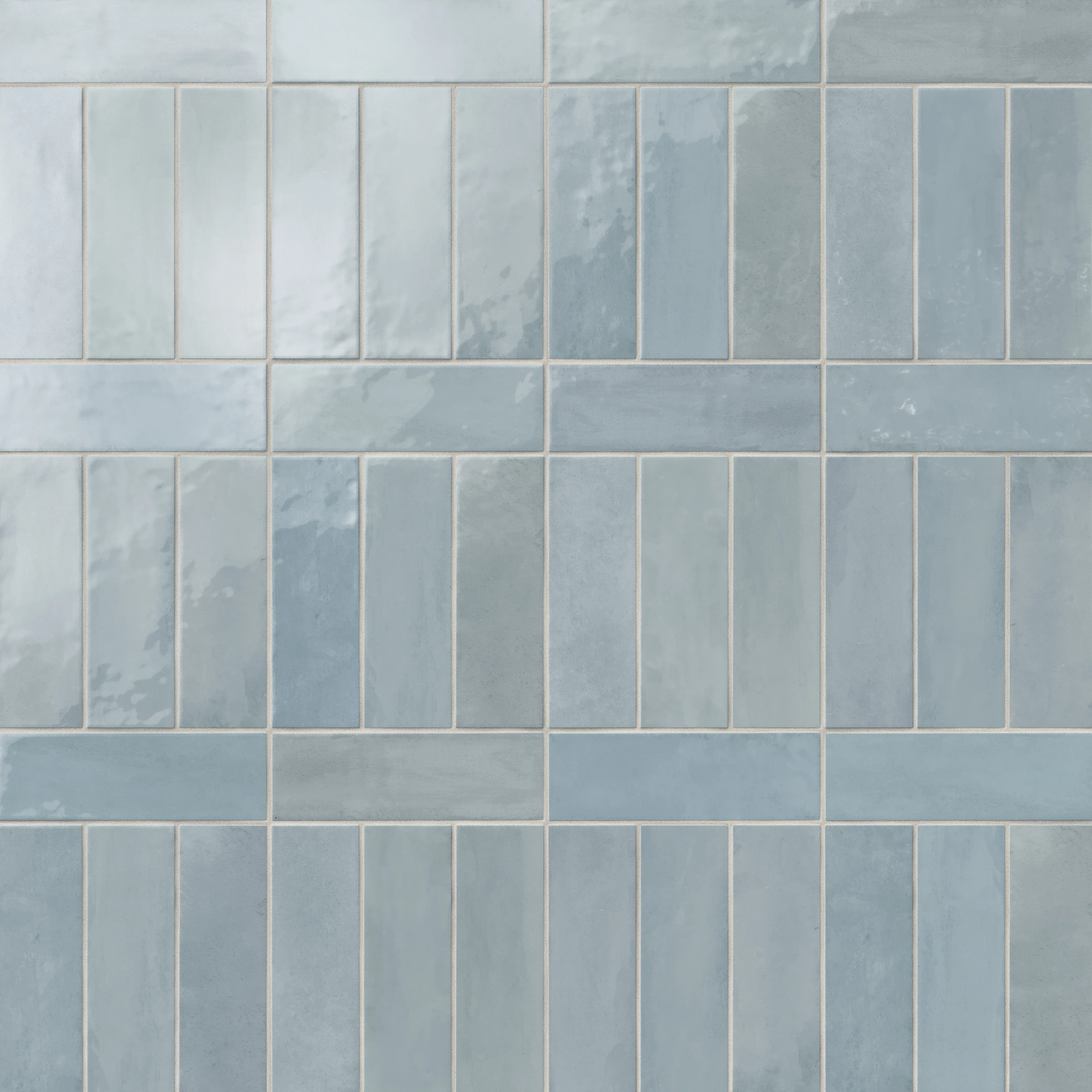 Cleo 2 x 6 Glossy Ceramic Tile in Sky - Image 6