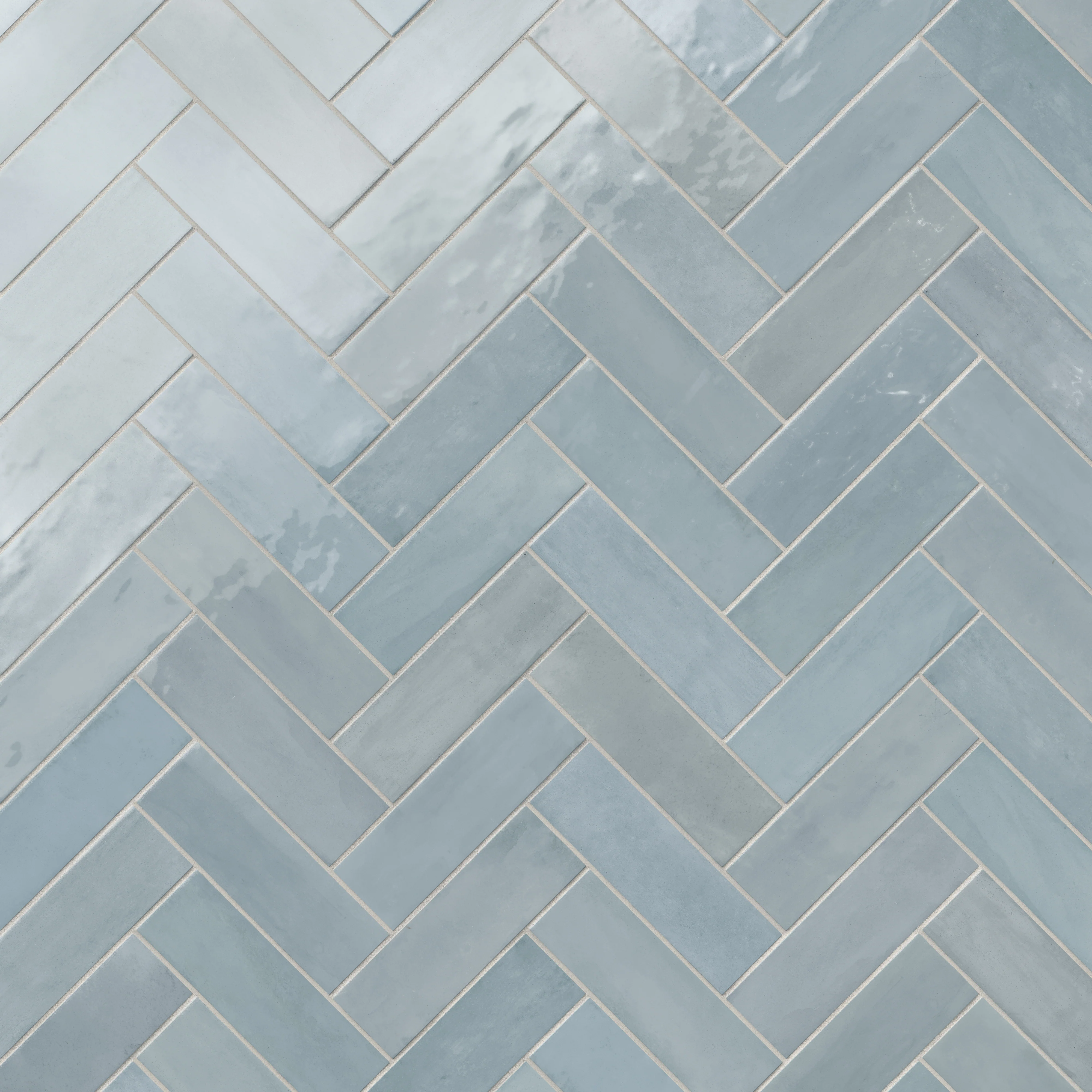 Cleo 2 x 6 Glossy Ceramic Tile in Sky - Image 9