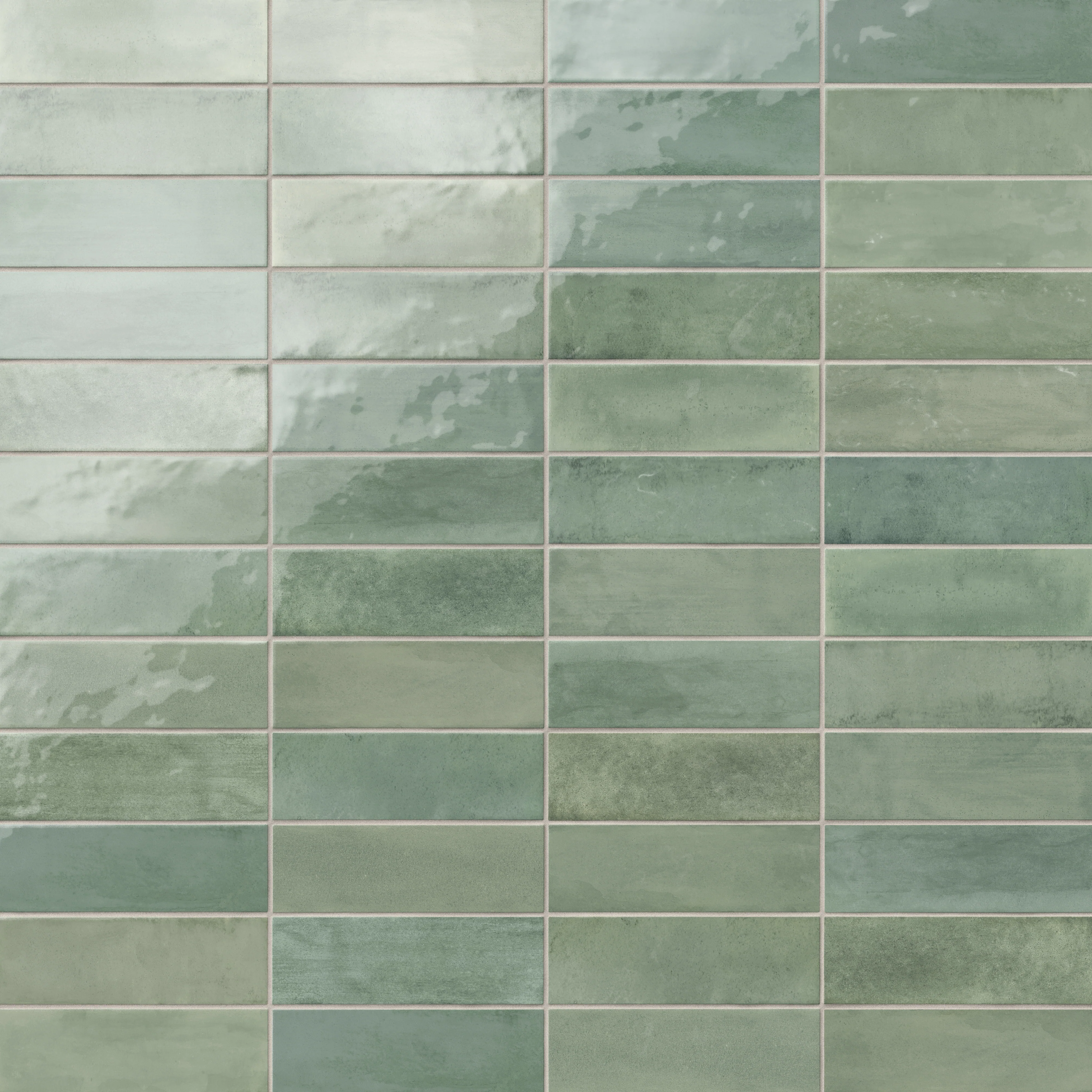 Cleo 2 x 6 Glossy Ceramic Tile in Sage