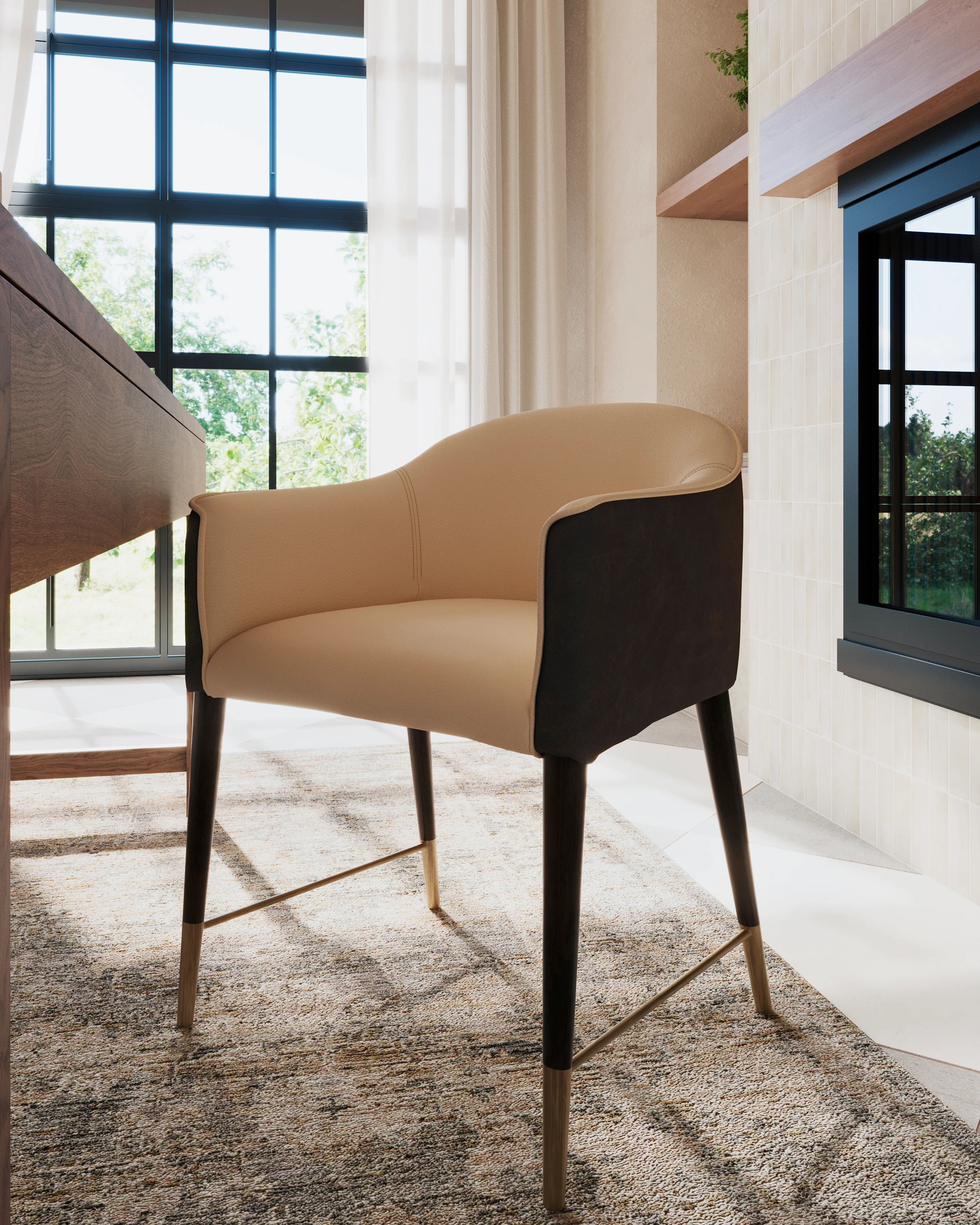 Colin Dining Chair in Cream - Image 12