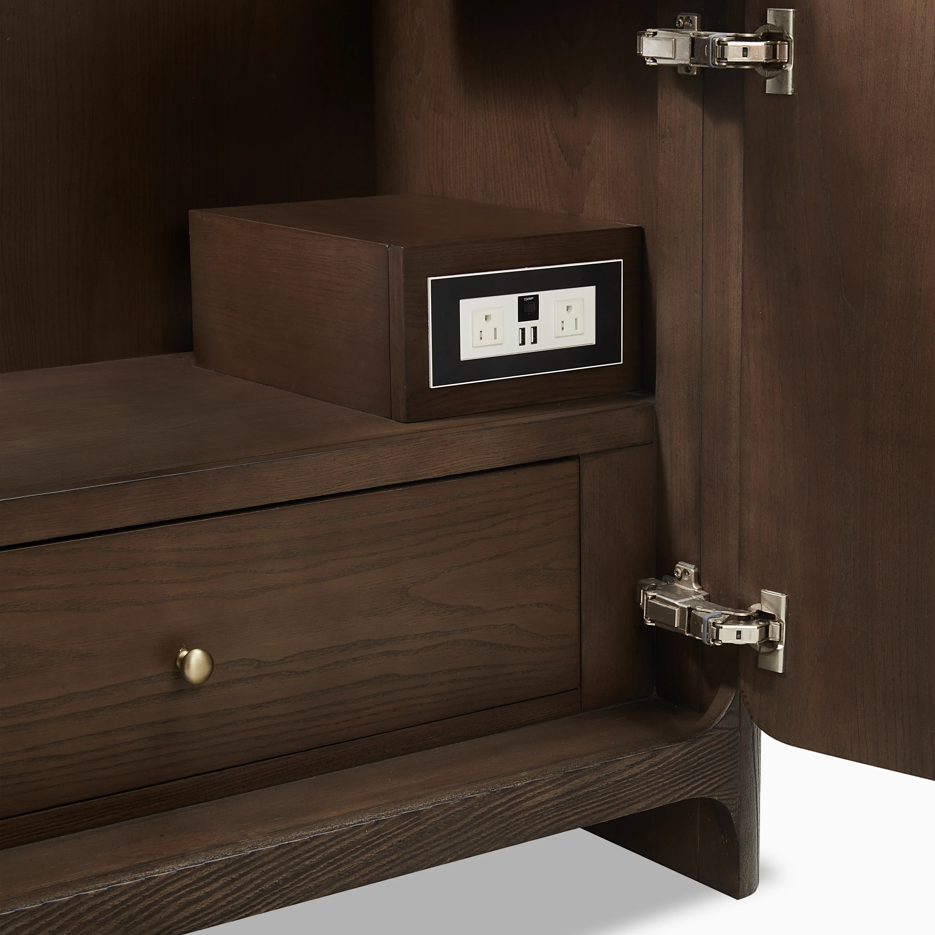 Colton 36" Single Vanity in Sable with 3 cm White Zeus Quartz Top - Image 5