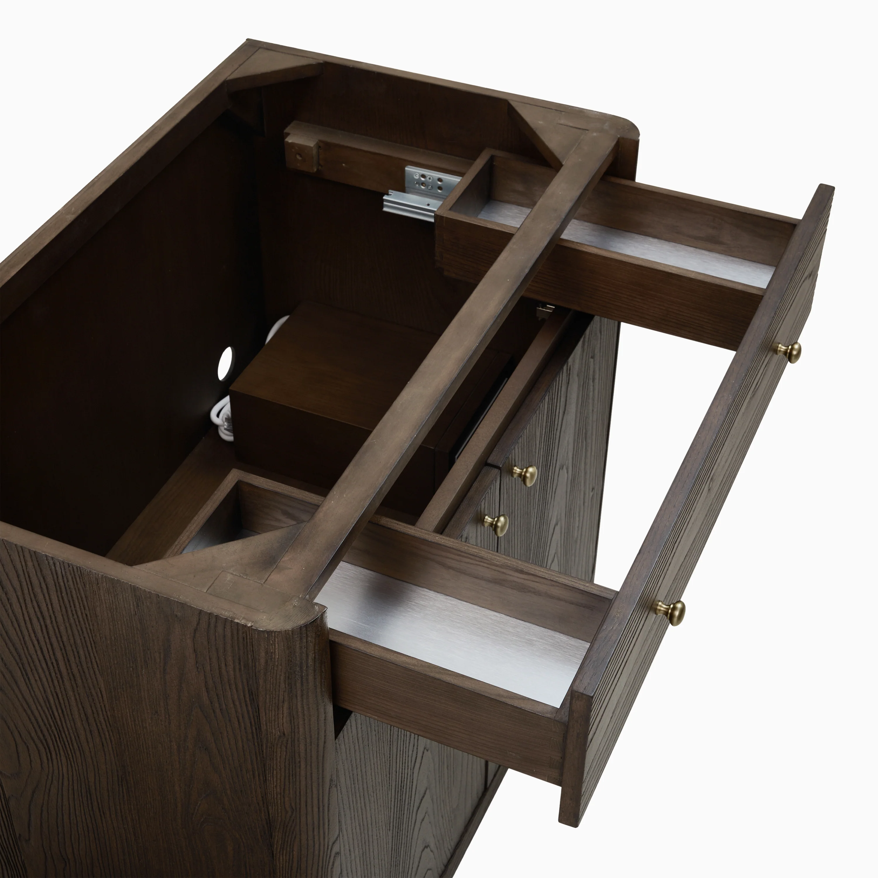 Colton 36" Single Vanity in Sable with 3 cm White Zeus Quartz Top - Image 6