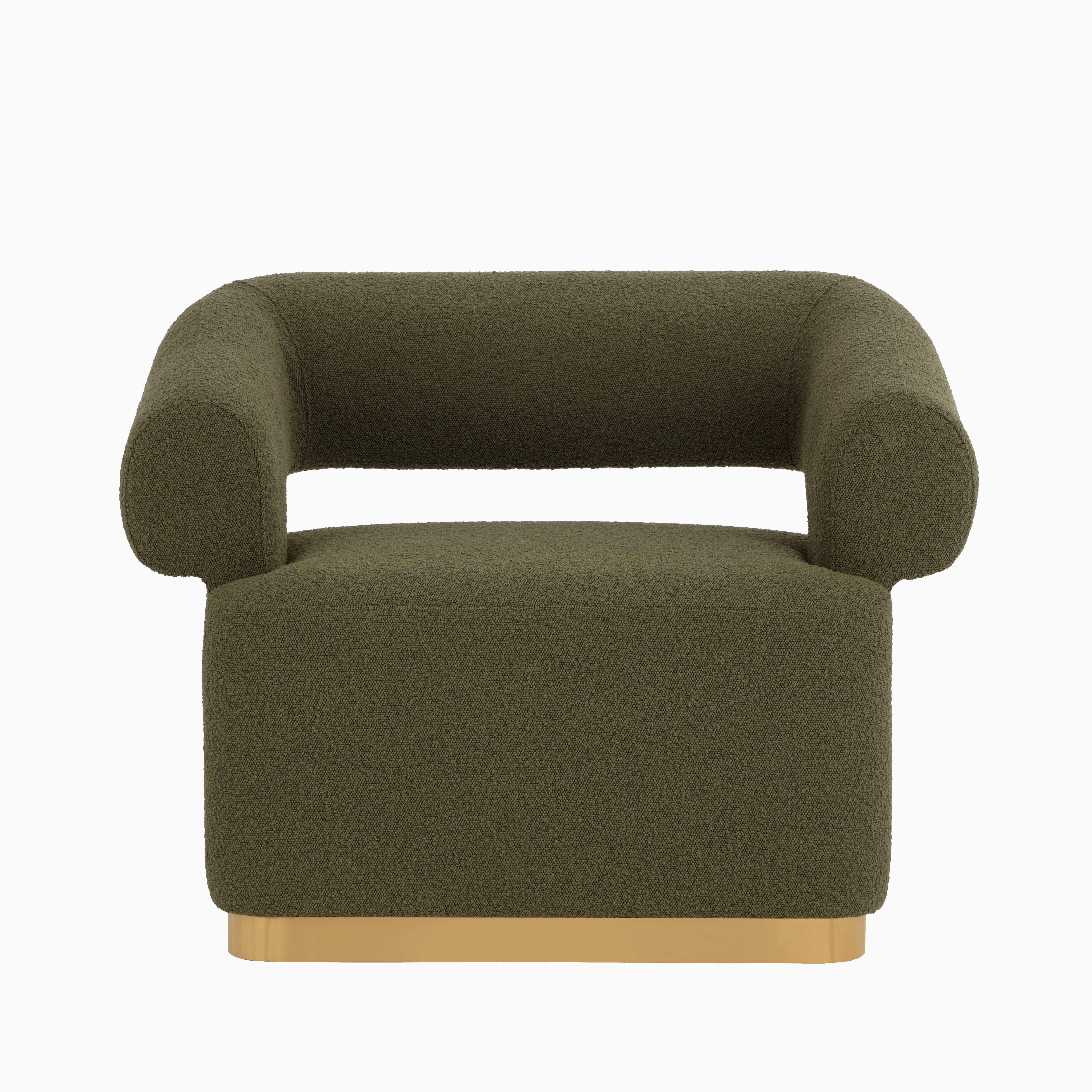 Coralie Lounge Chair in Green - Image 2