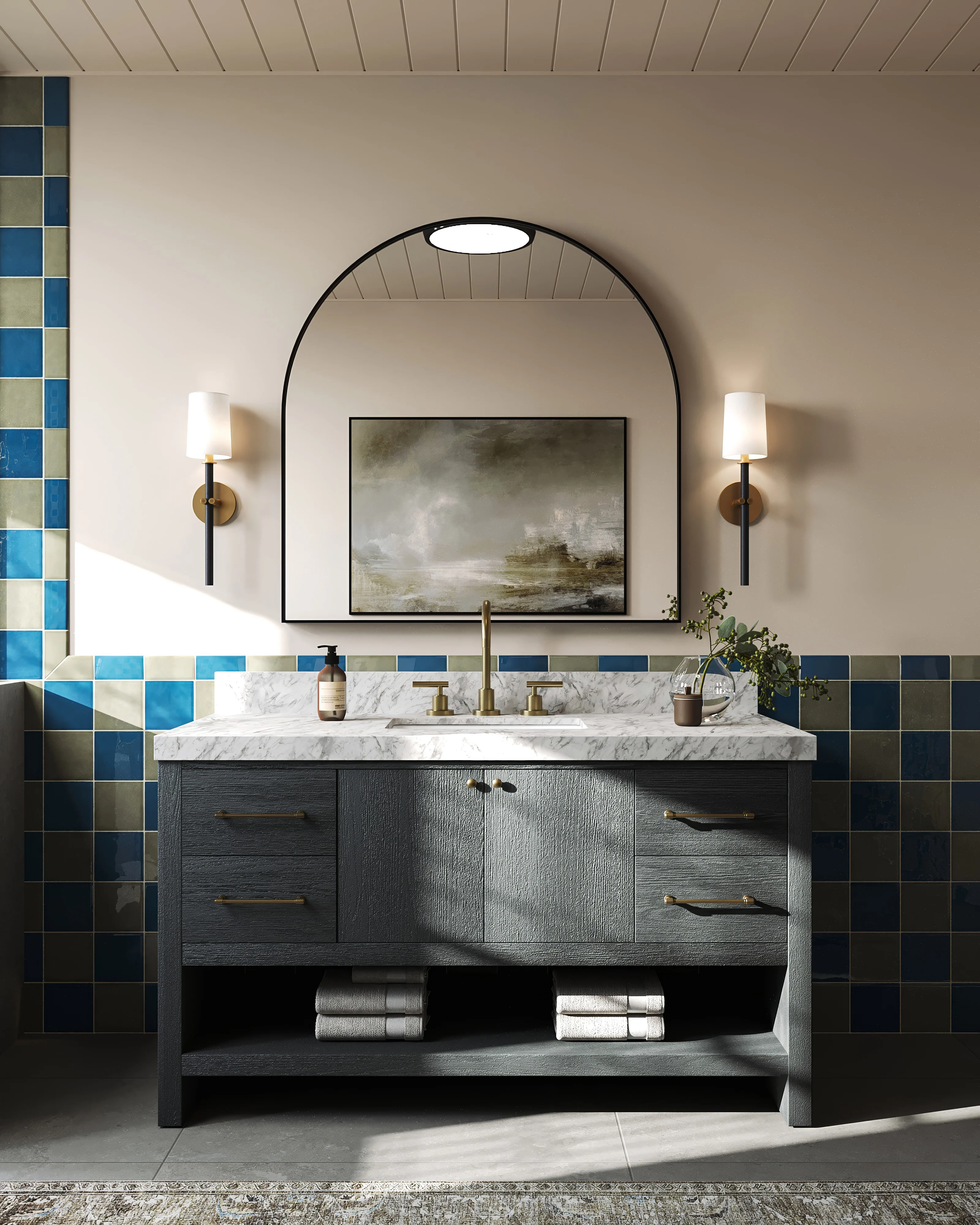 Coraline Wall Sconce In Patina Brass - Image 5