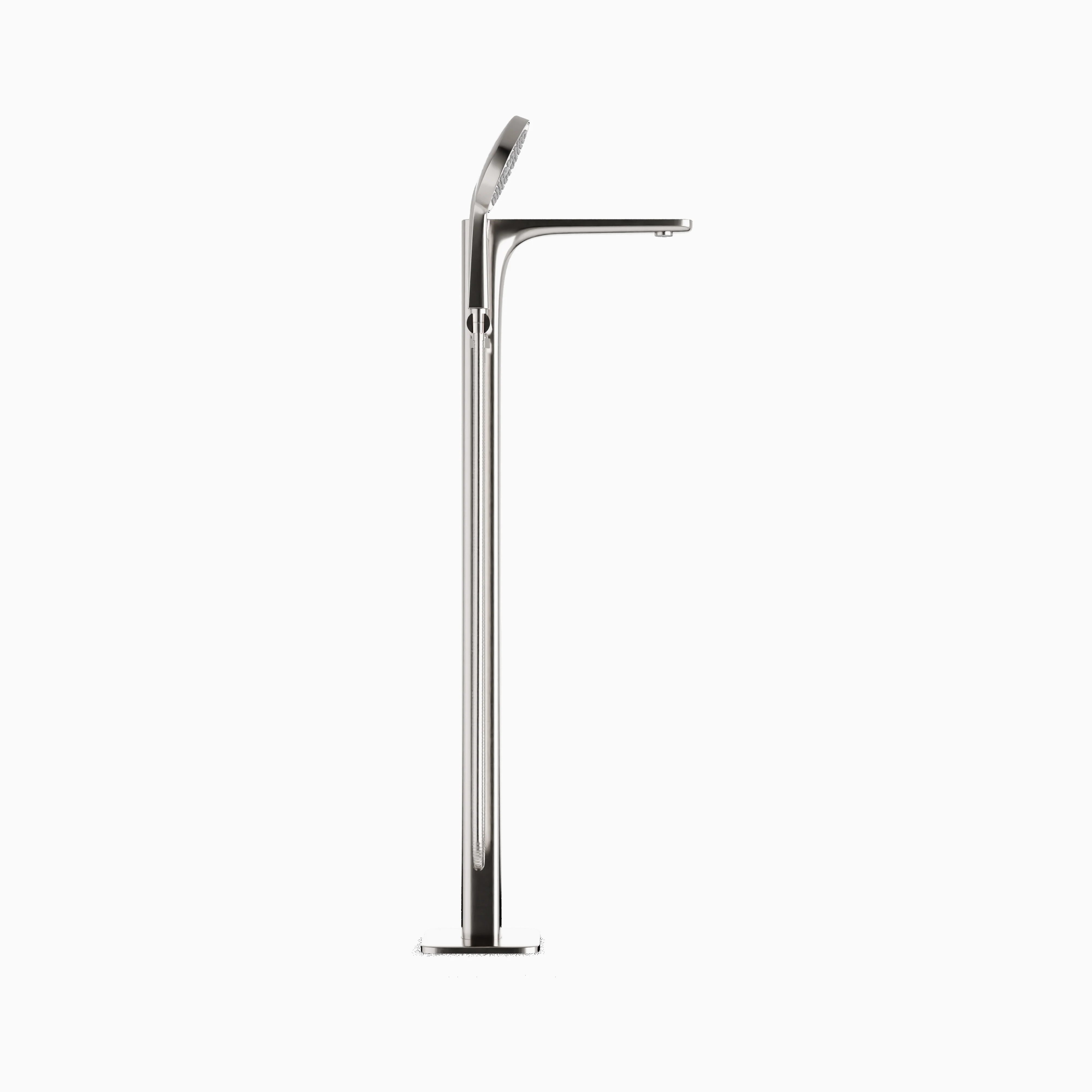 Cove Floor Mount Tub Filler Trim Kit with Hand Shower in Brushed Nickel - Image 4