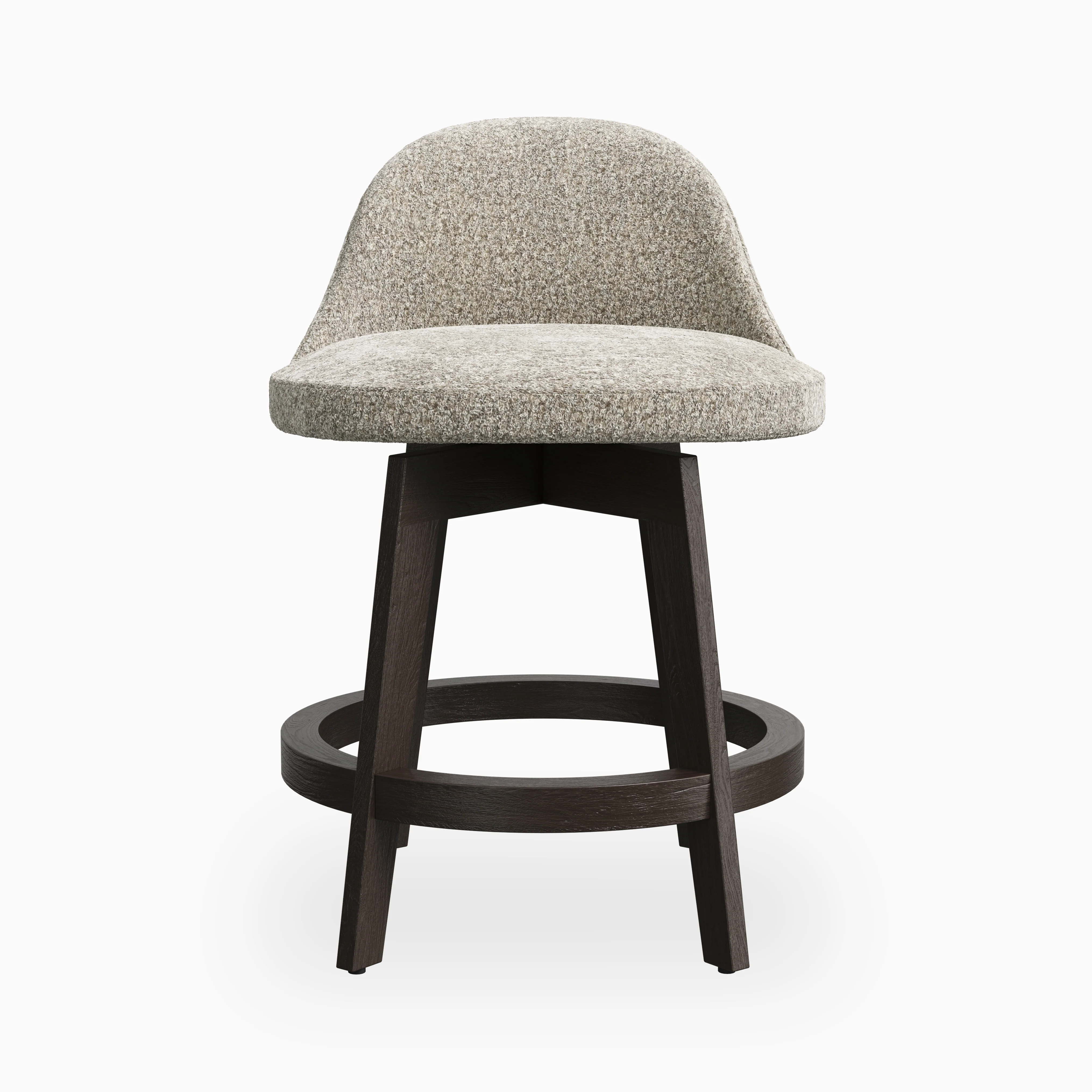 Cyril Counter Stool in Mocha/Mushroom - Image 2