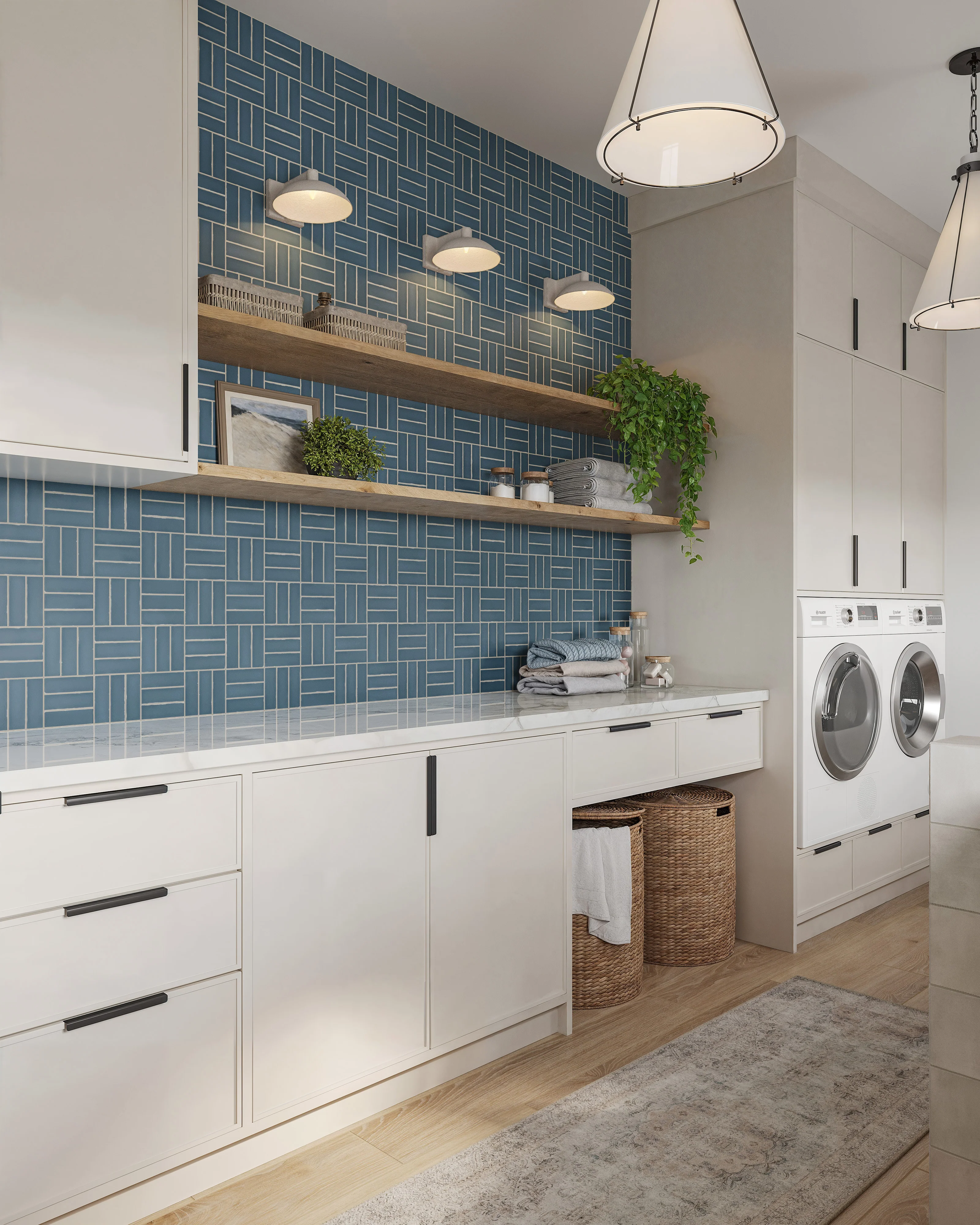 Dani 1.6 x 5 Matte Ceramic Tile in Denim - Image 15