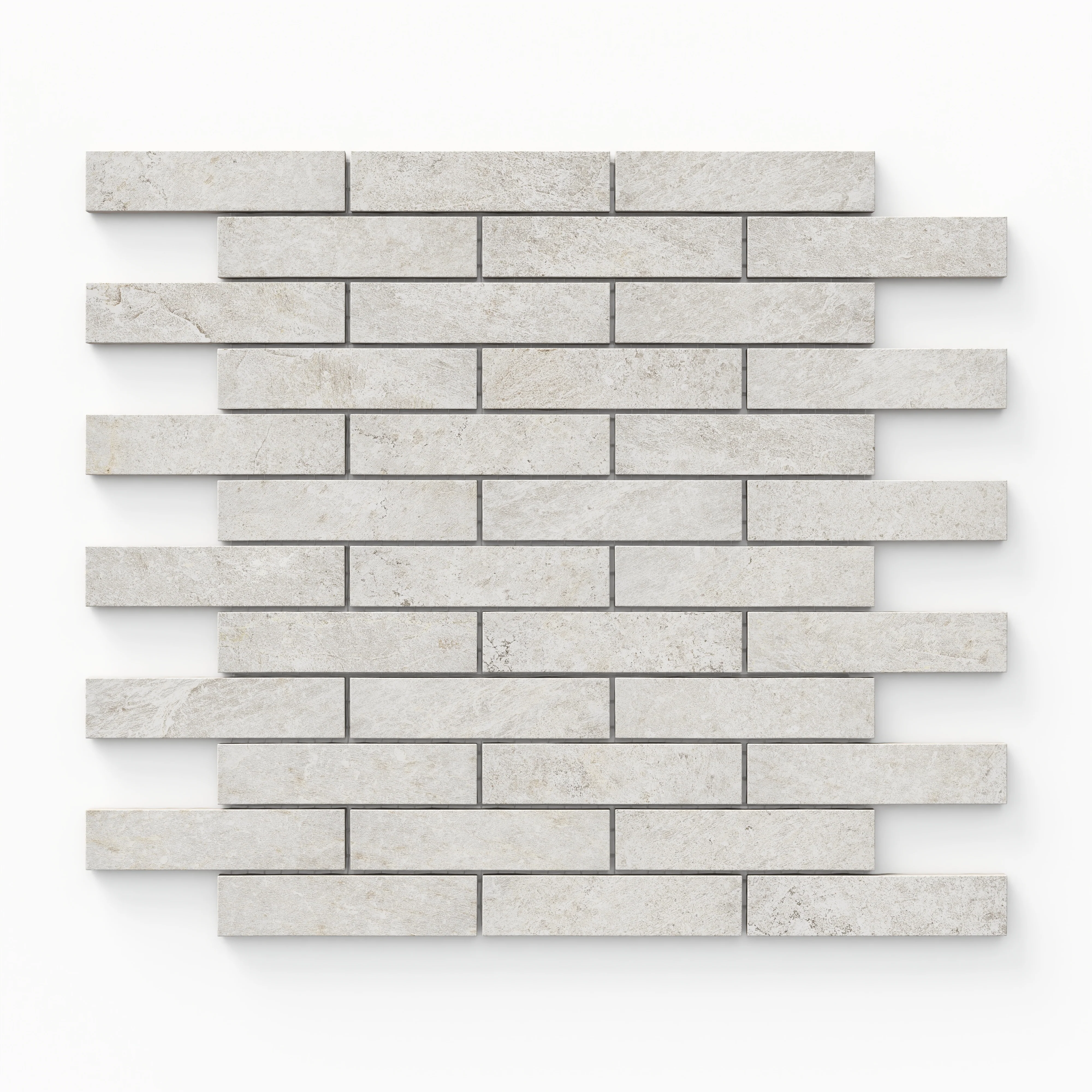 Dawson 1 x 4 Matte Porcelain Mosaic Tile in Alabaster