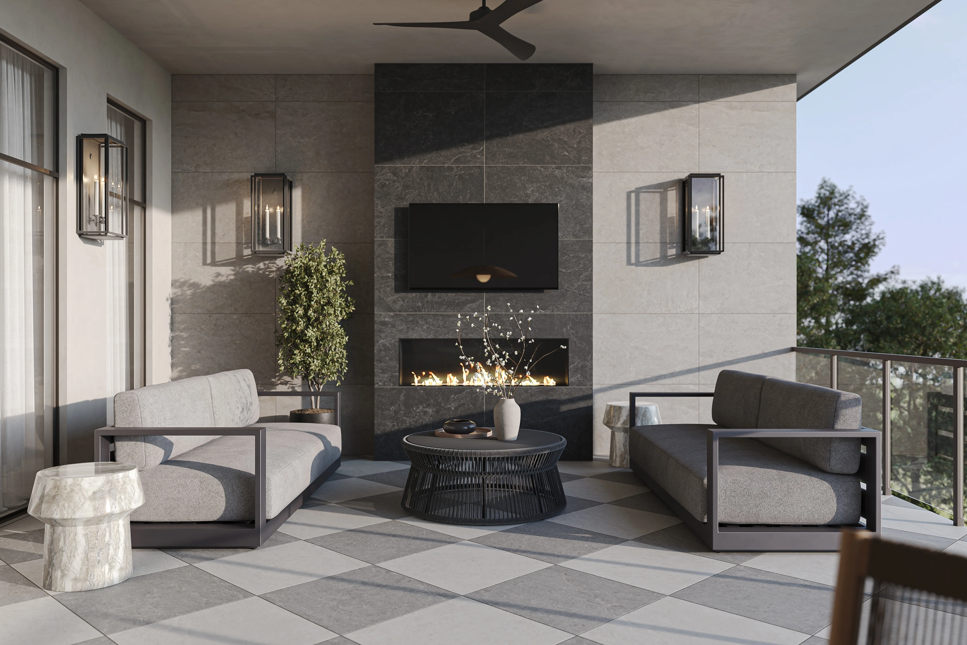 Dawson 24 x 48 Matte Porcelain Tile in Pewter - Image 12