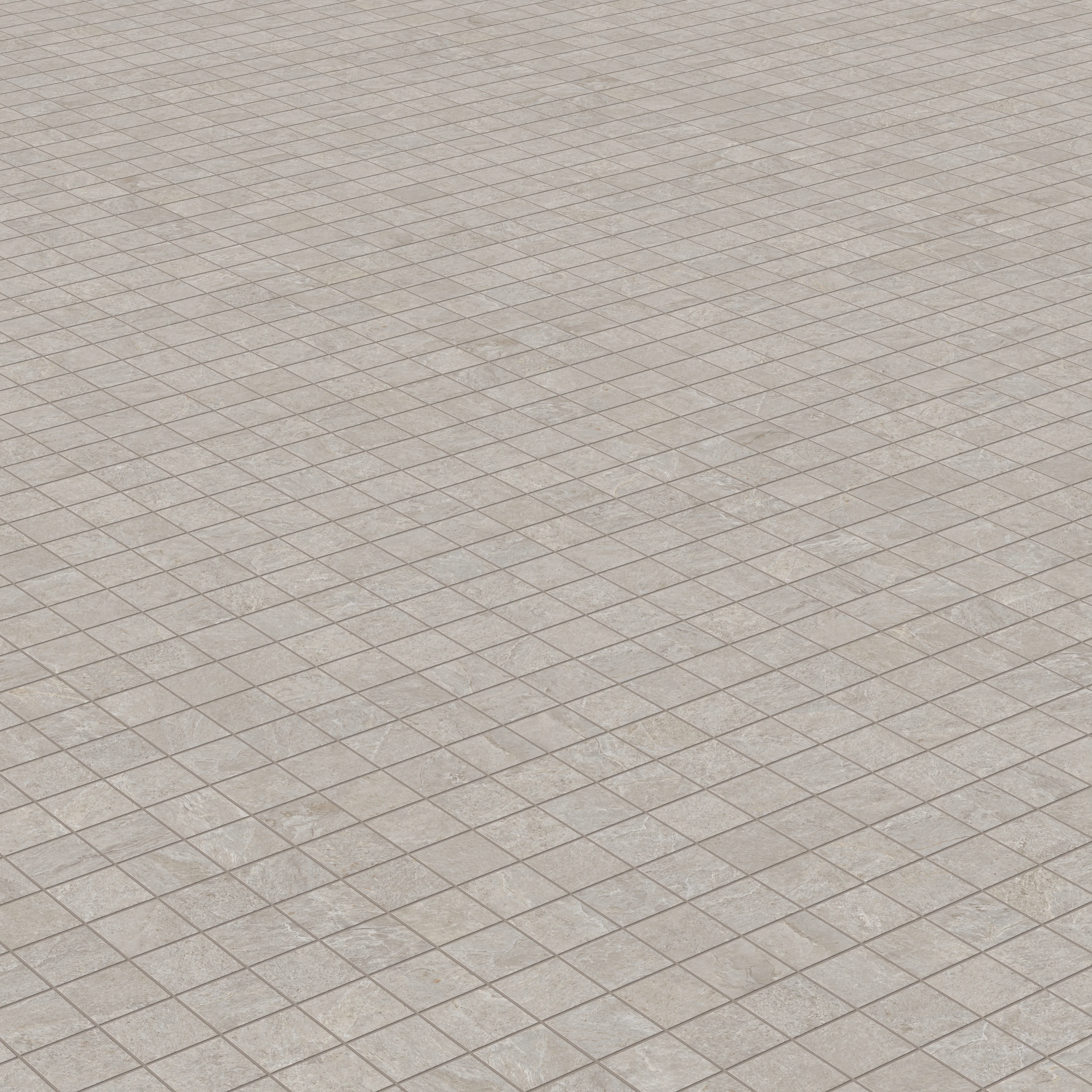 Dawson 2 x 2 Matte Porcelain Mosaic Tile in Pewter - Image 3