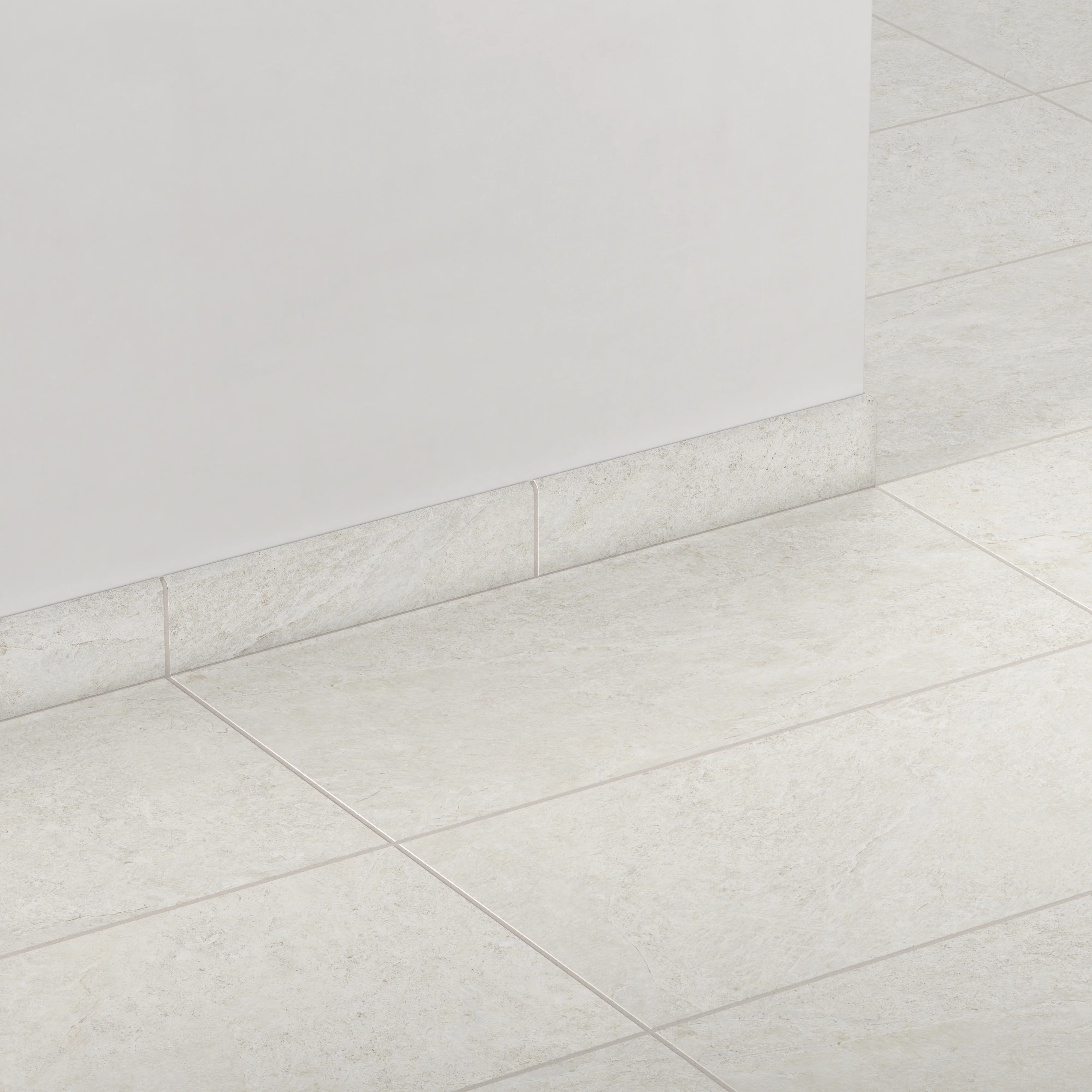 Dawson 3 x 12 Matte Porcelain Bullnose Tile in Alabaster - Image 3