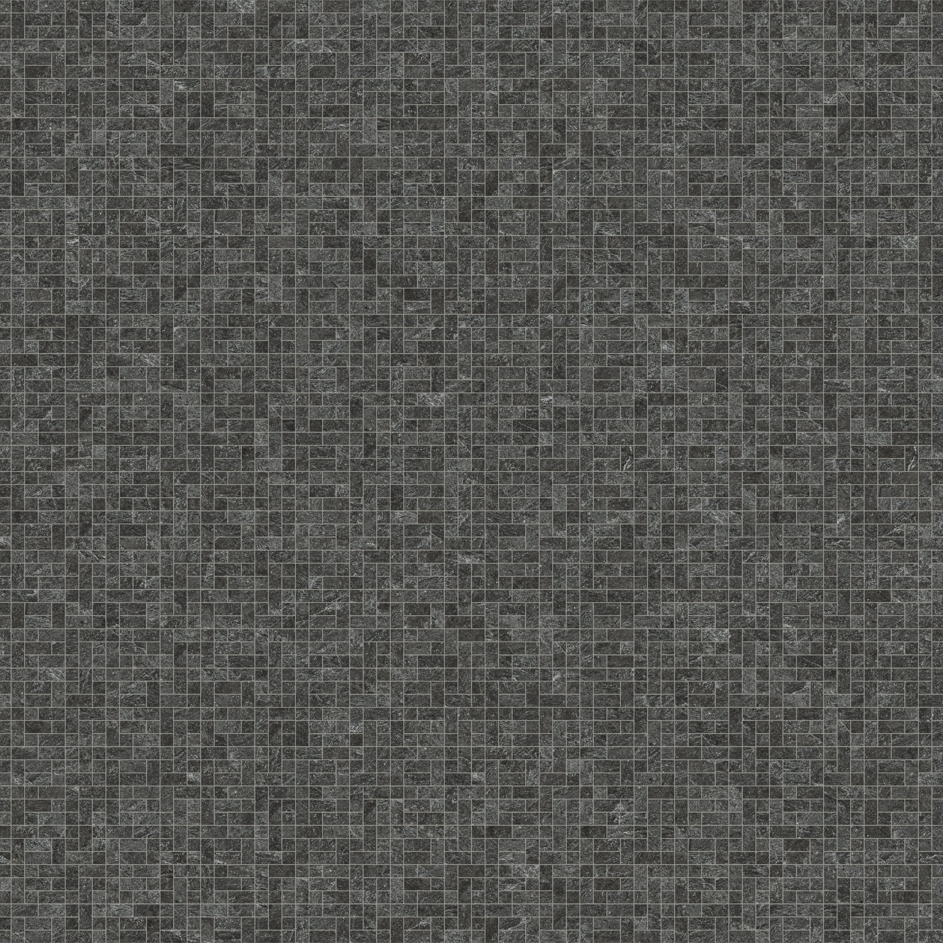 Dawson 8.7 x 12 Matte Porcelain Tetris Mosaic Tile in Charcoal - Image 5
