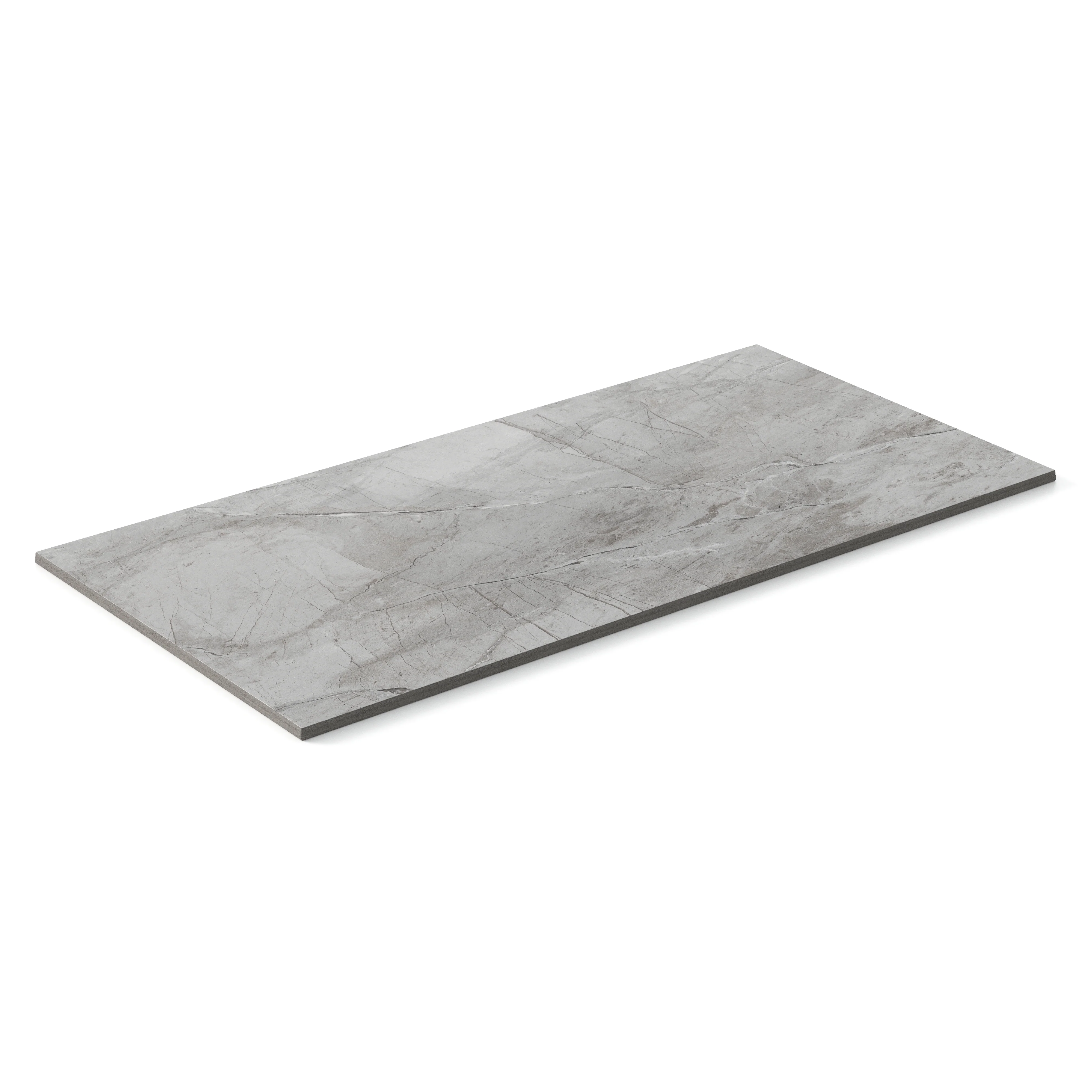 Declan 12 x 24 Matte Porcelain Tile in Grey - Image 3