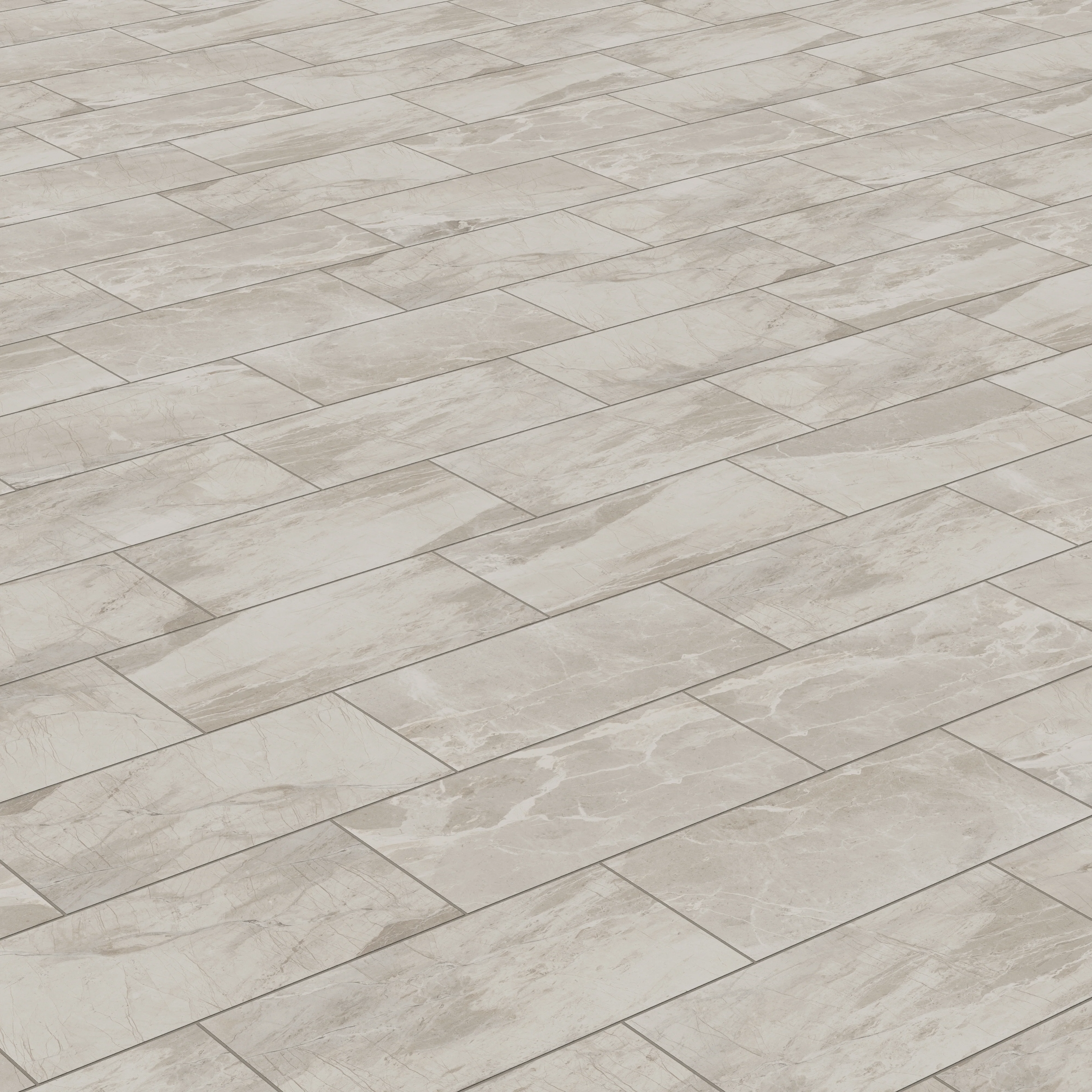 Declan 12 x 24 Matte Porcelain Tile in White - Image 6