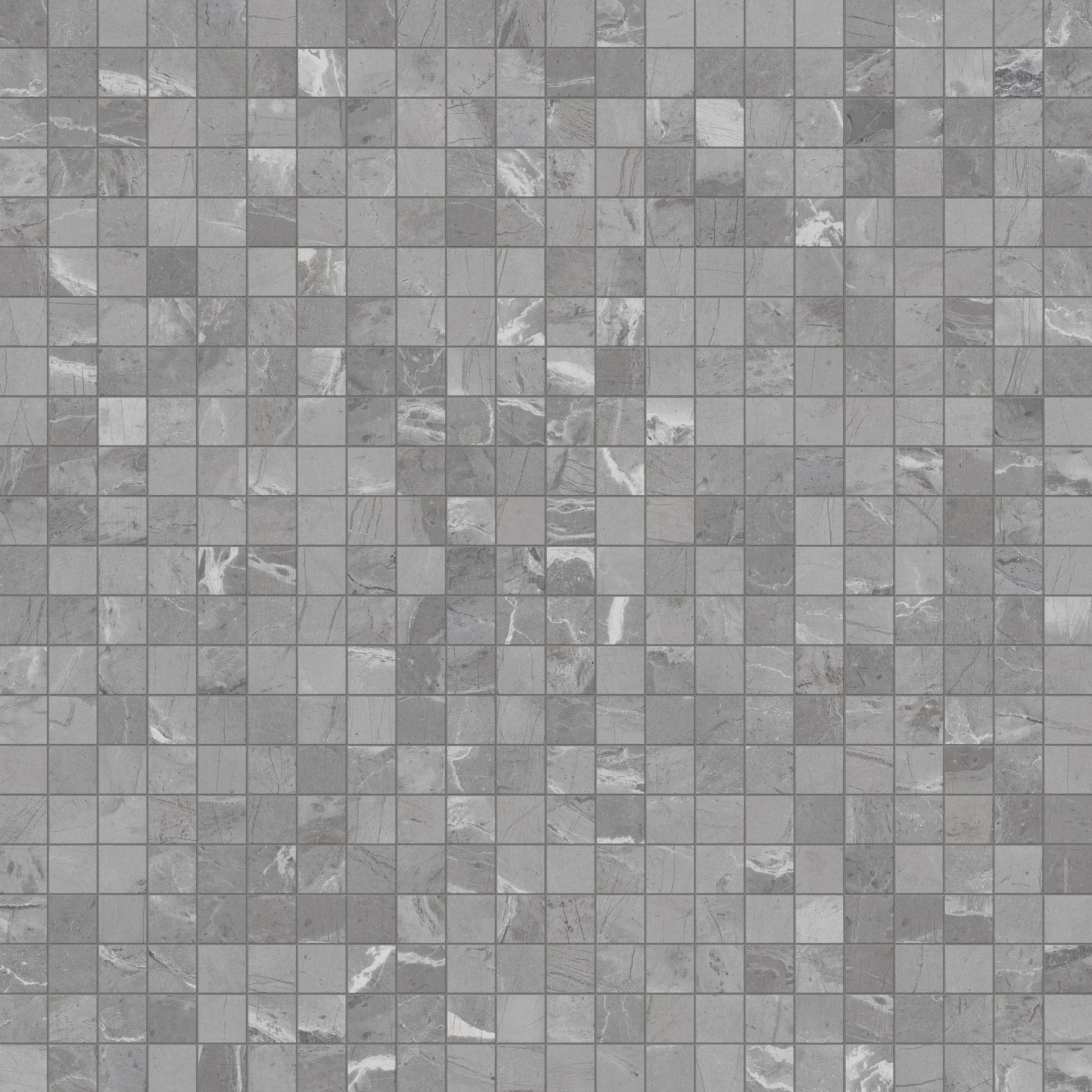 Declan 2 x 2 Matte Porcelain Mosaic Tile in Iron - Image 4