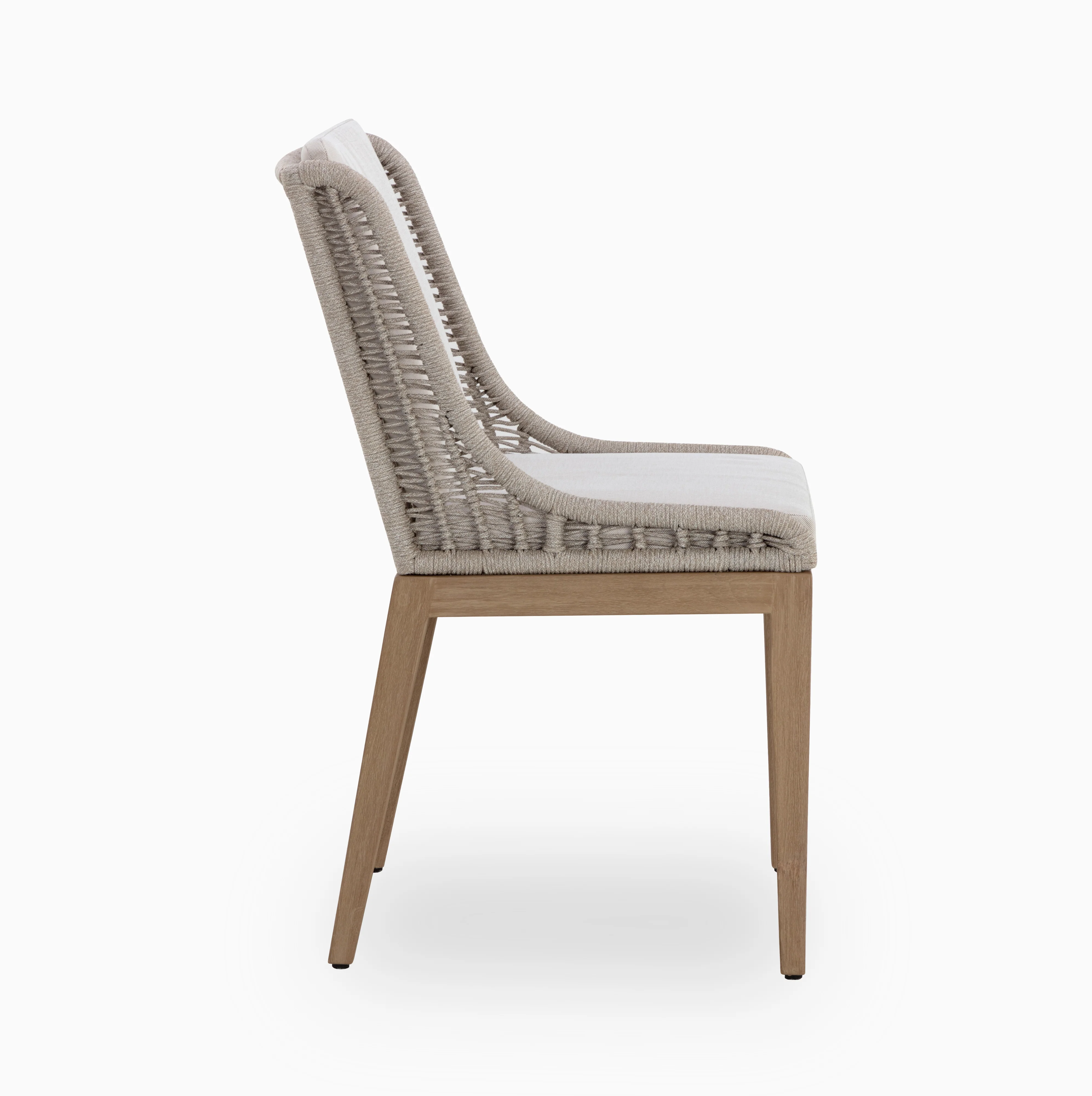 Delia Outdoor Dining Chair in Cream - Image 3