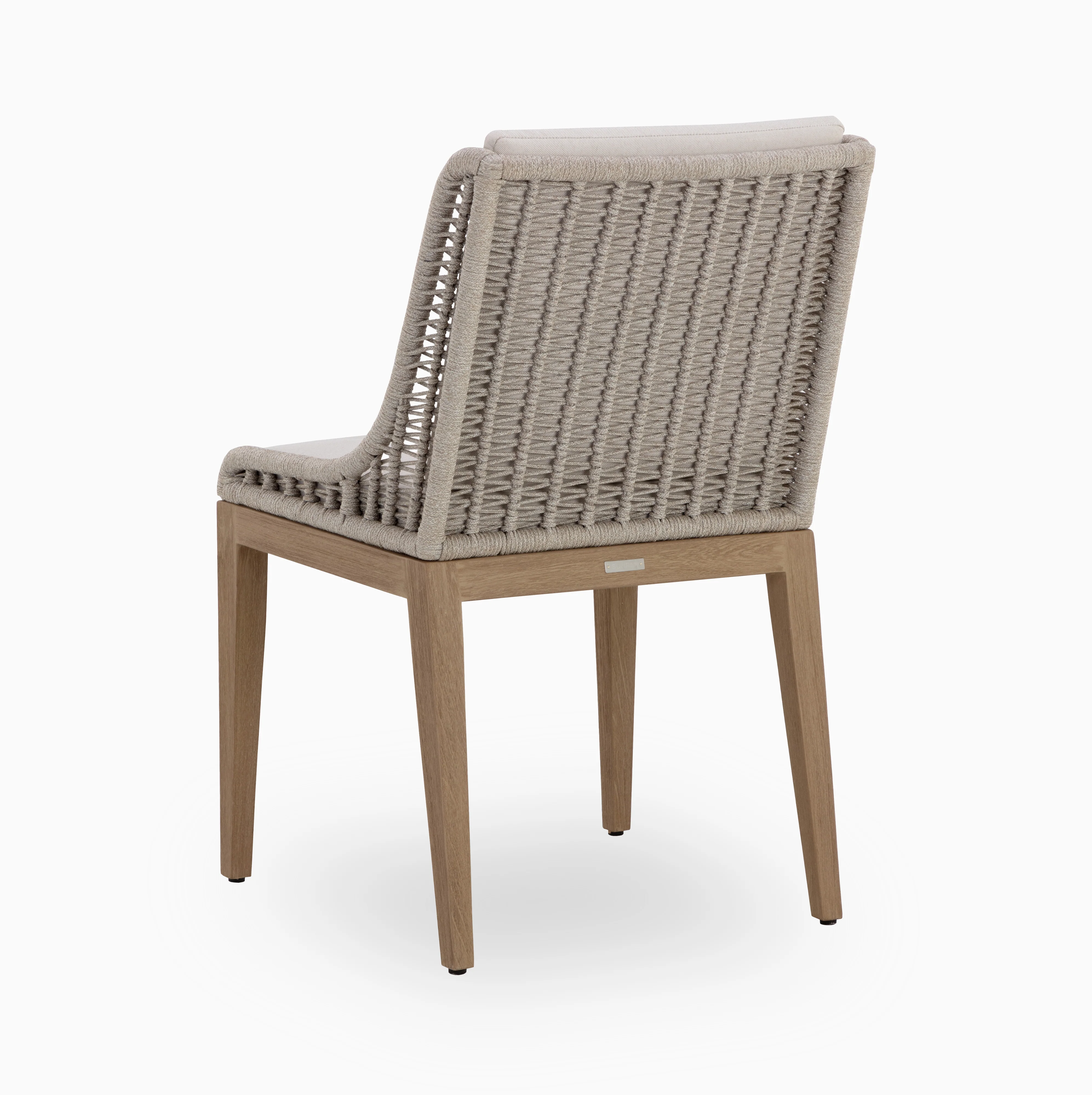 Delia Outdoor Dining Chair in Cream - Image 4
