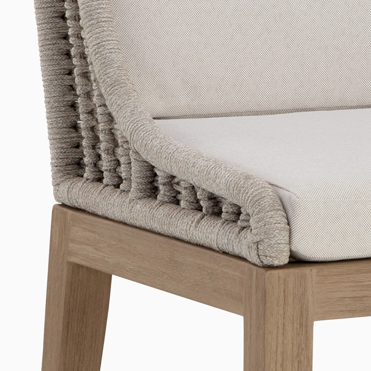 Delia Outdoor Dining Chair in Cream - Image 6