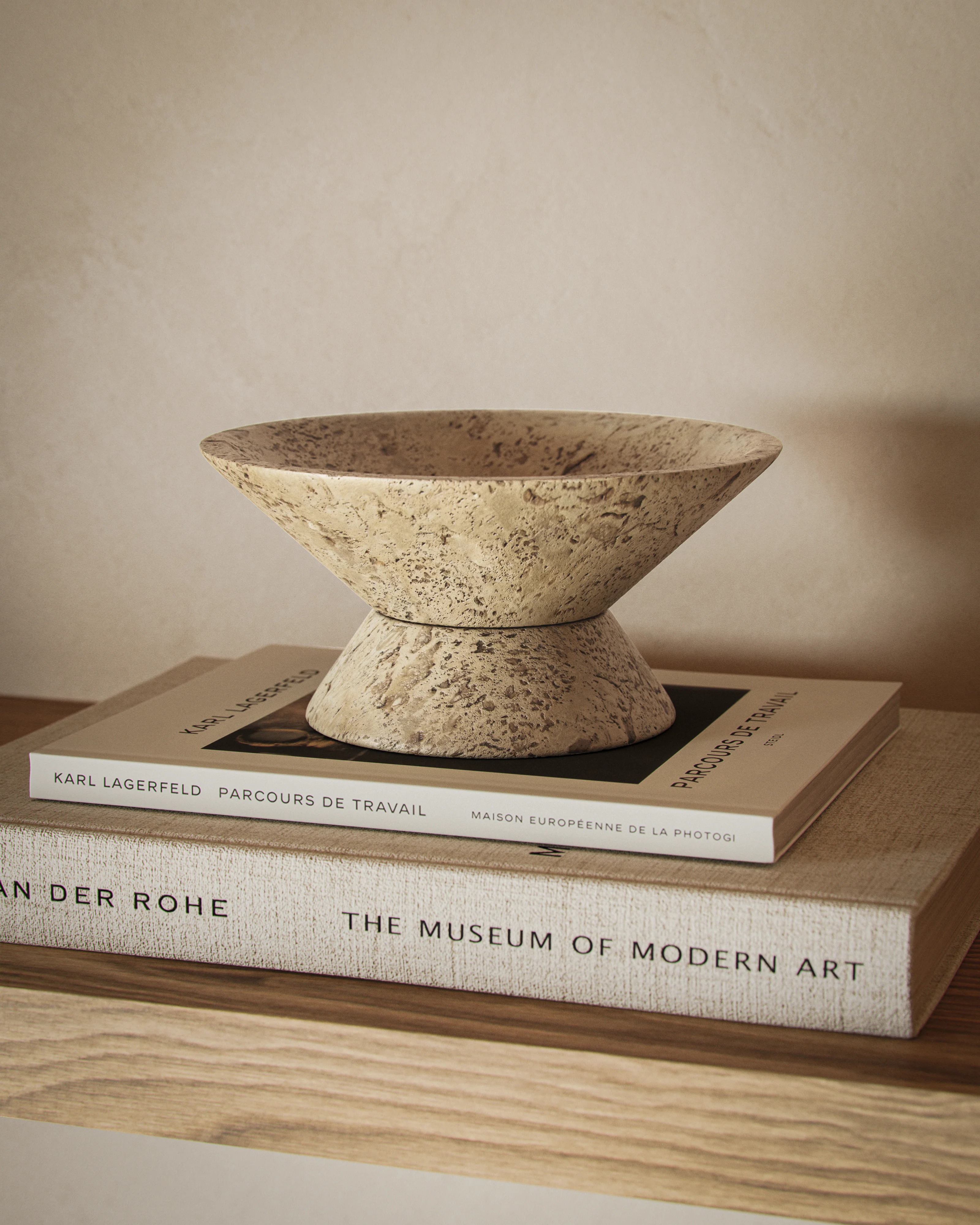 Denwick Travertine Small Bowl - Image 2