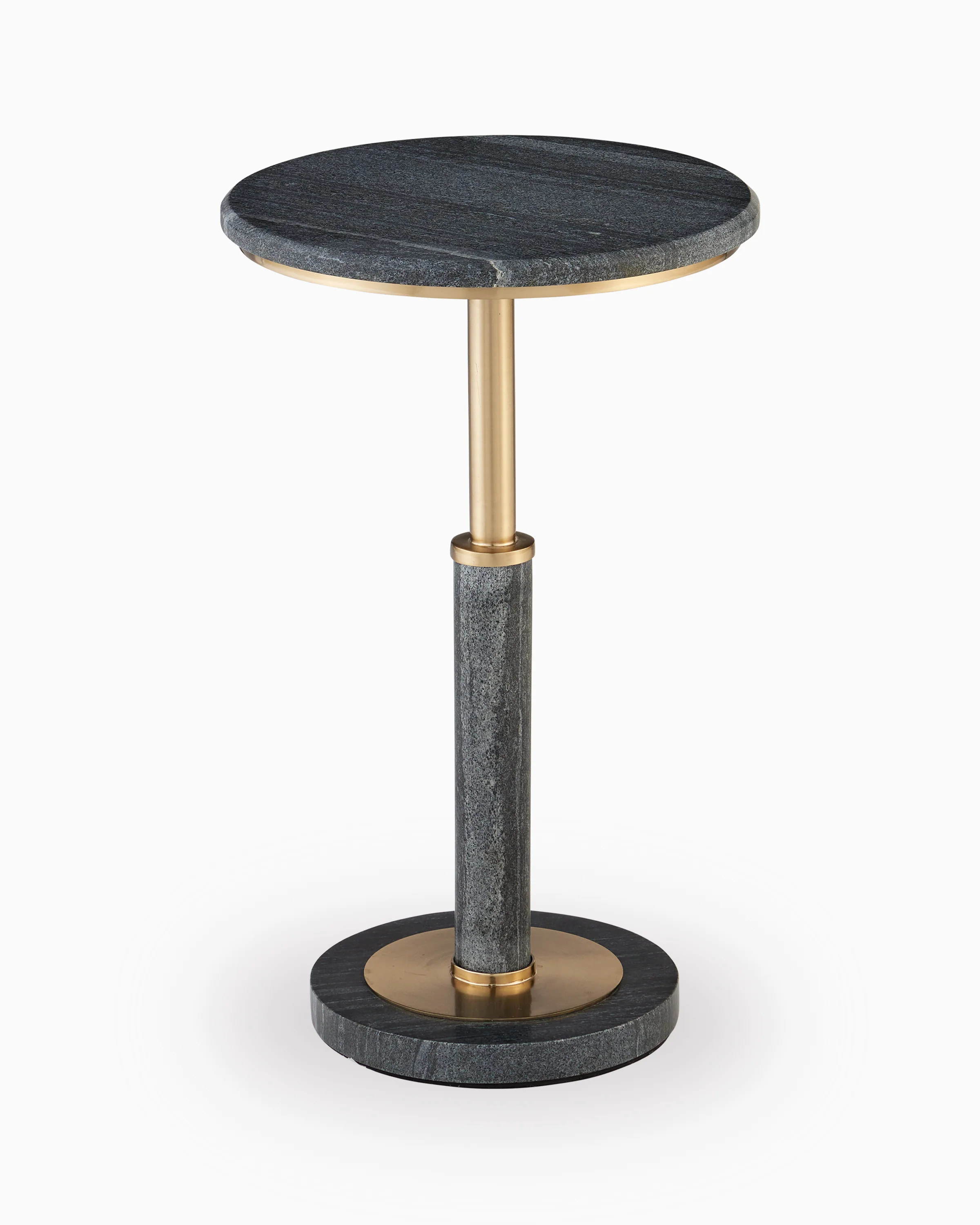 Dunham Black Marble Accent Table