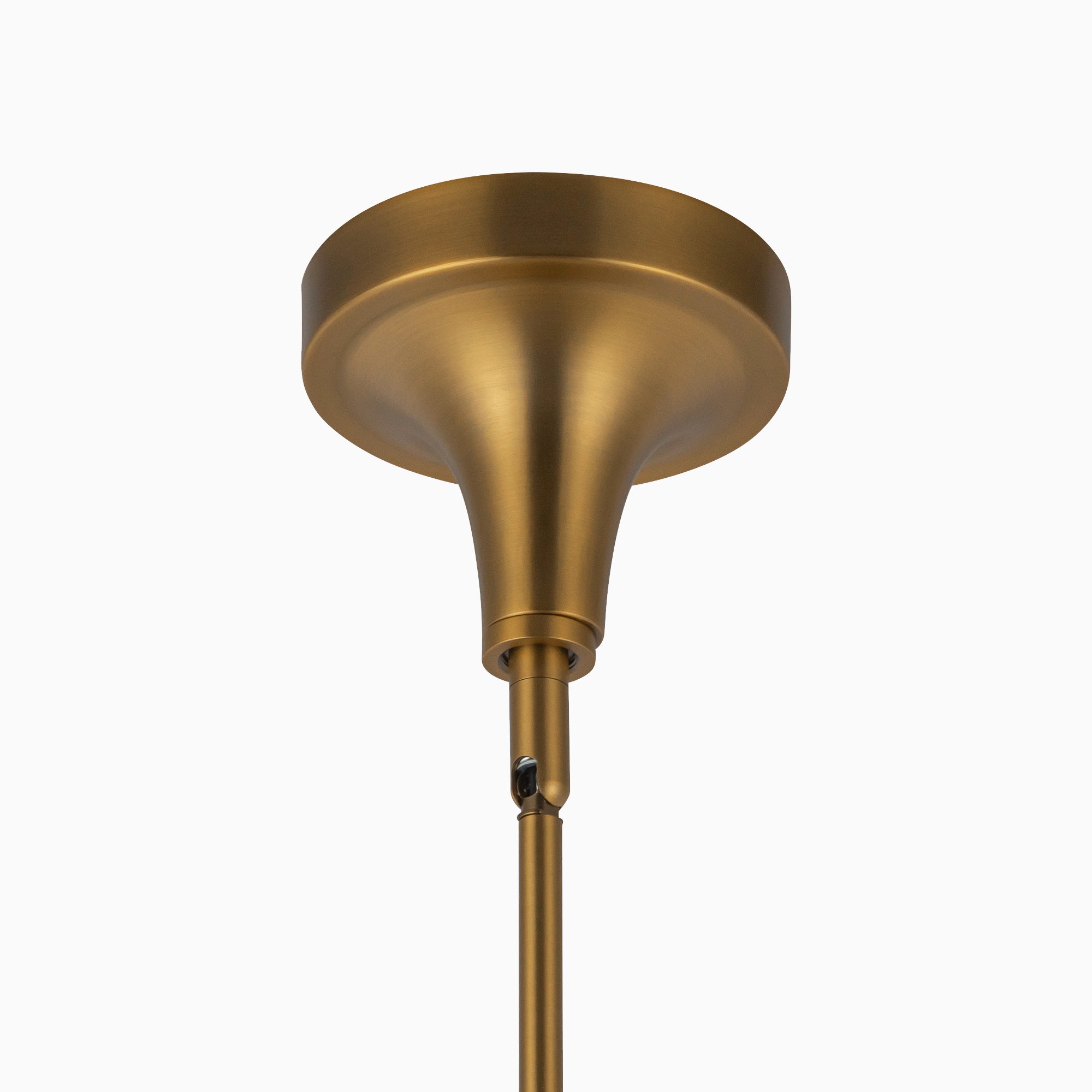 Eleanor 10" 1 Light Pendant in Aged Gold/Clear Glass - Image 5