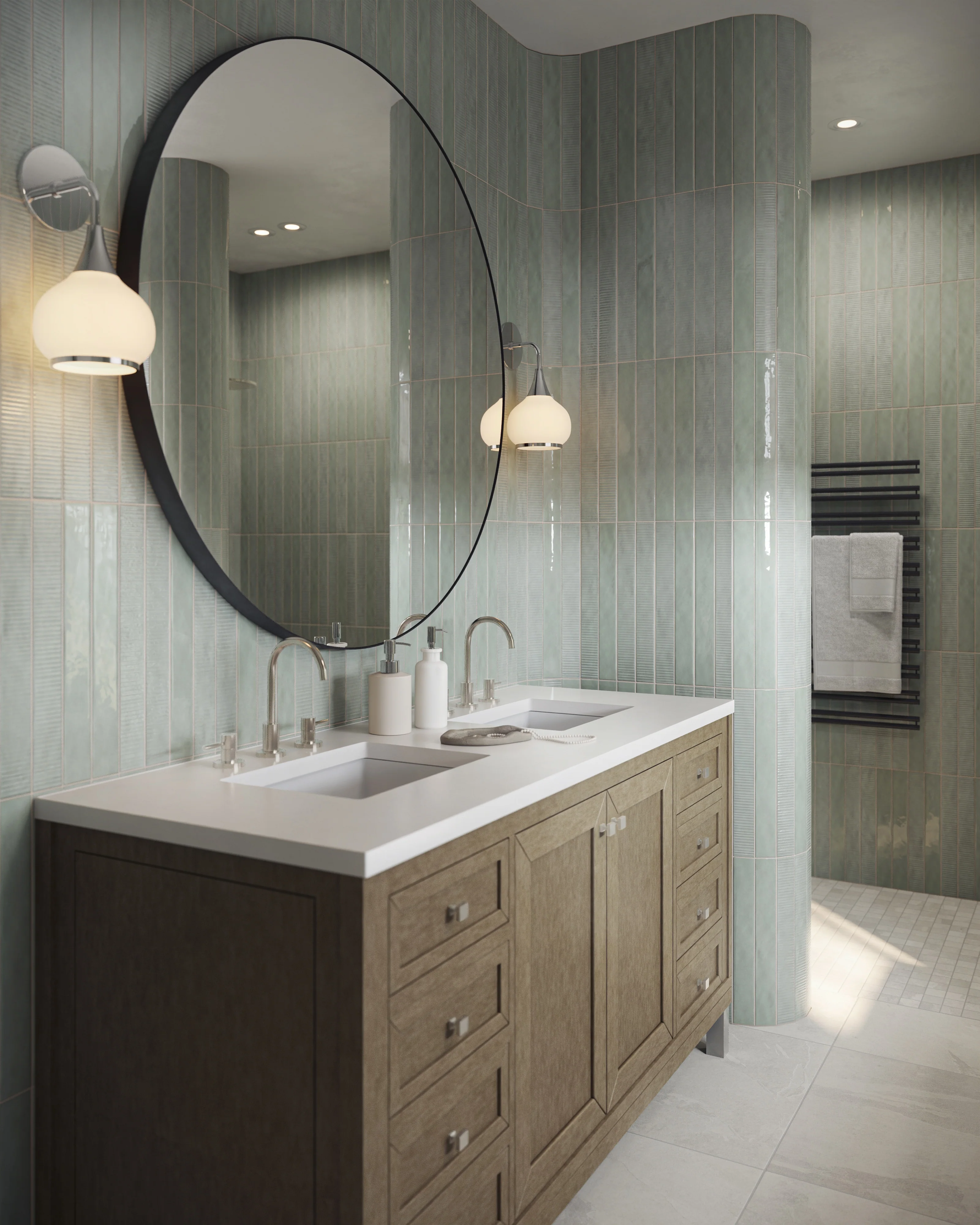 Eleanor 6" 1 Light Wall/Vanity Light in Chrome/Opal Matte Glass - Image 4