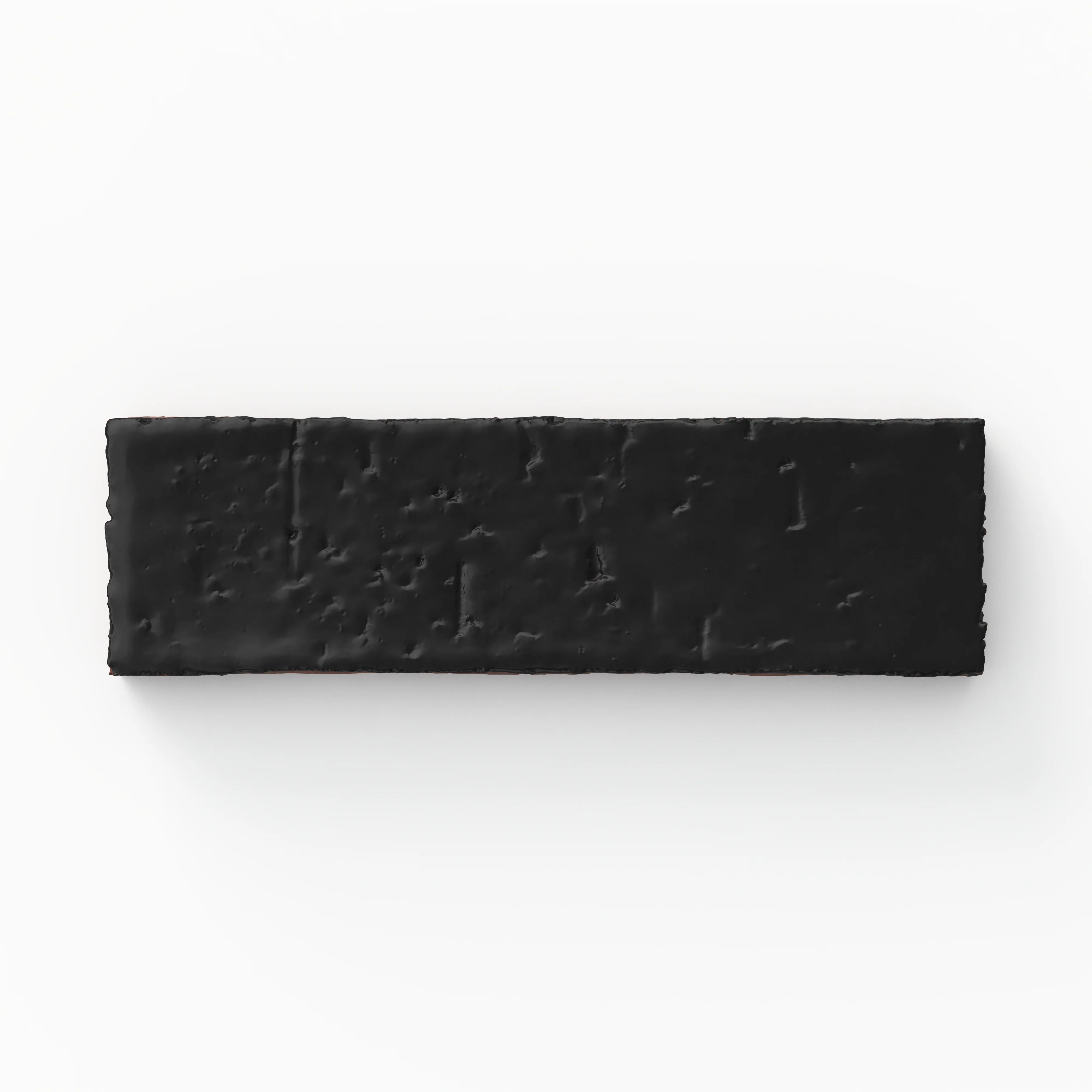 Elias 2 x 8 Glossy Brick Tile in Charcoal - Image 3