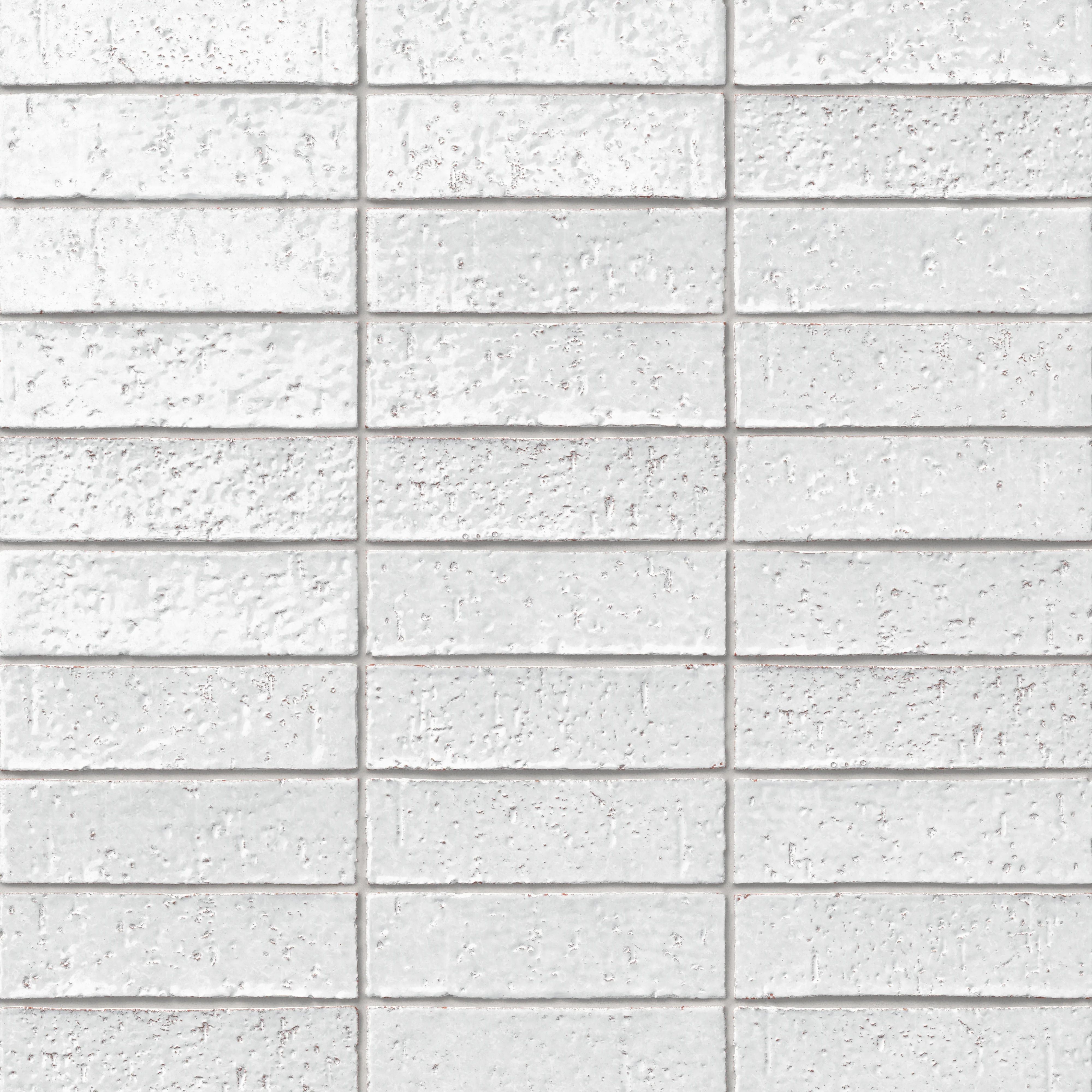 Elias 2 x 8 Glossy Brick Tile in Pearl