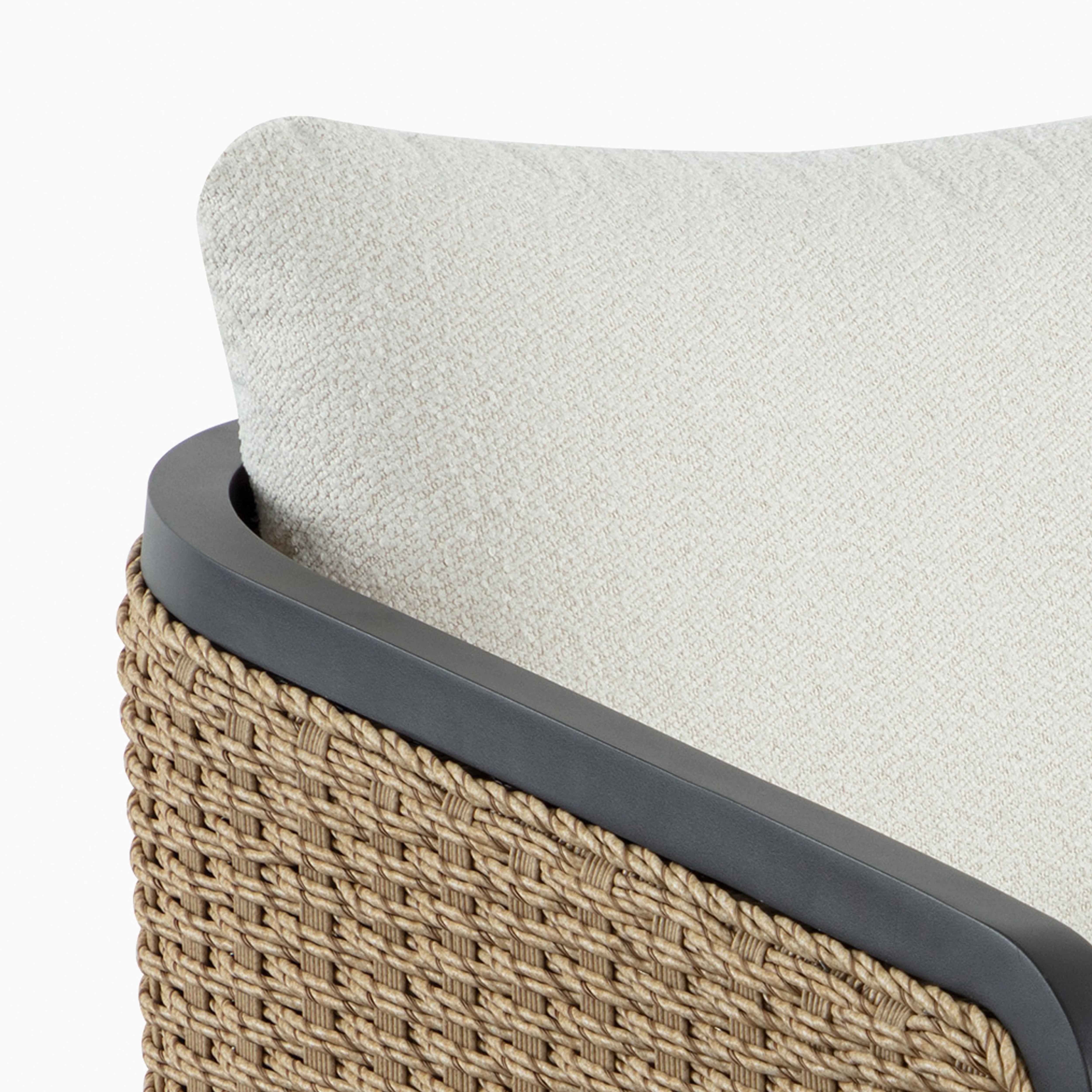 Elira Outdoor Lounge Chair in Cream - Image 6