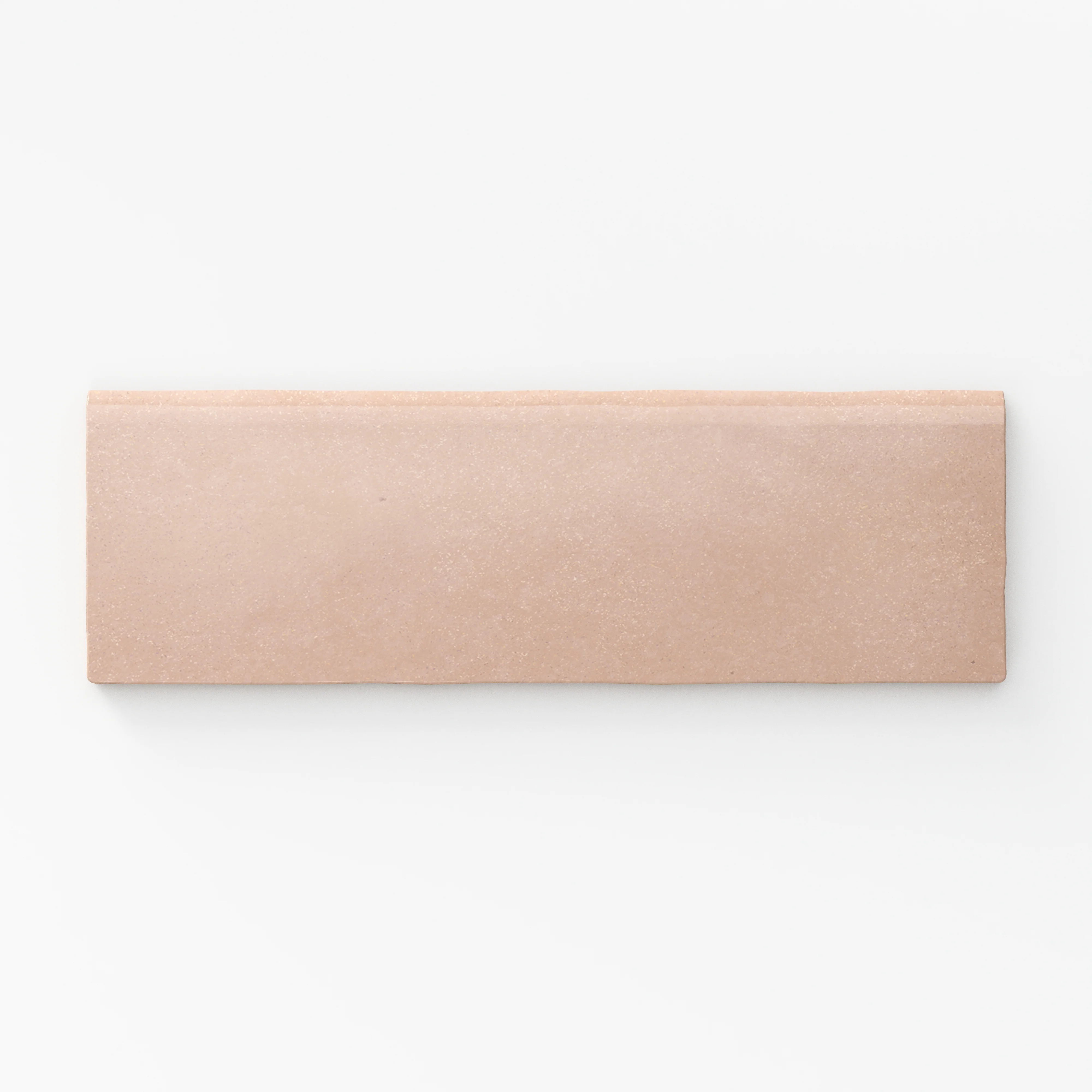 Ellie 2.5 x 8 Bullnose Matte Porcelain Tile in Blush