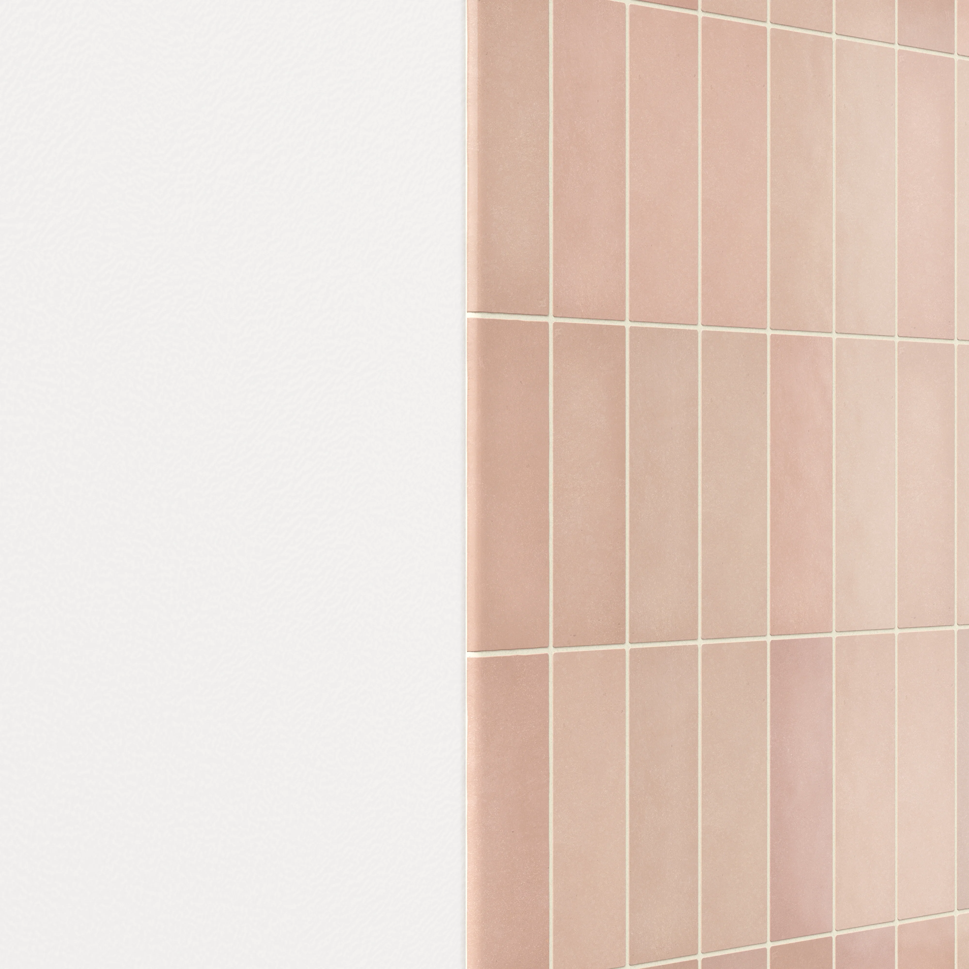 Ellie 2.5 x 8 Bullnose Matte Porcelain Tile in Blush - Image 4